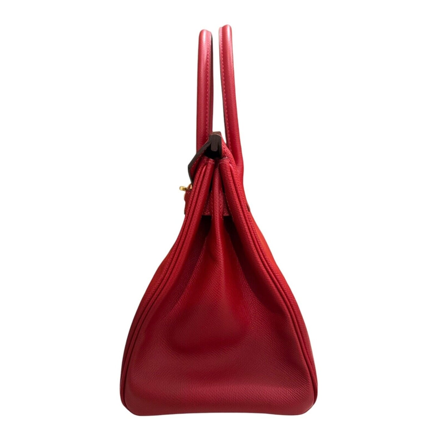 Hermes Birkin 30 Rouge Casaque Red Epsom Leather Gold Hardware