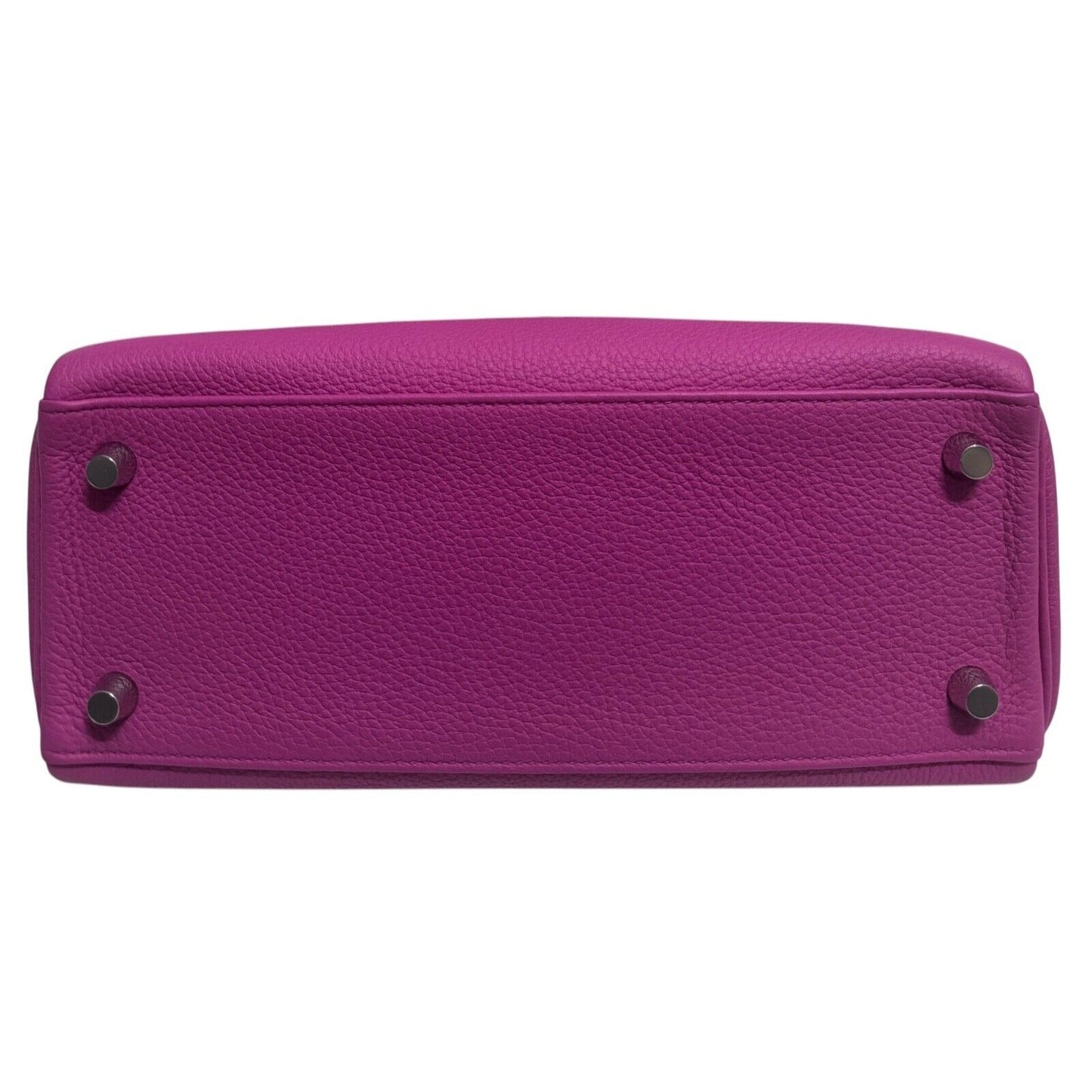 Hermes Kelly 25 Magnolia Pink Purple Togo Palladium Hardware