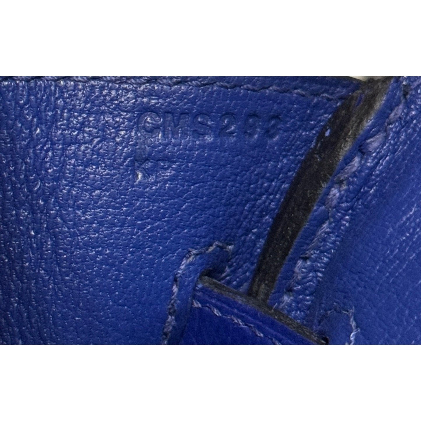 Hermes Birkin 30 Blue Electric Bleu Epsom Leather Gold Hardware