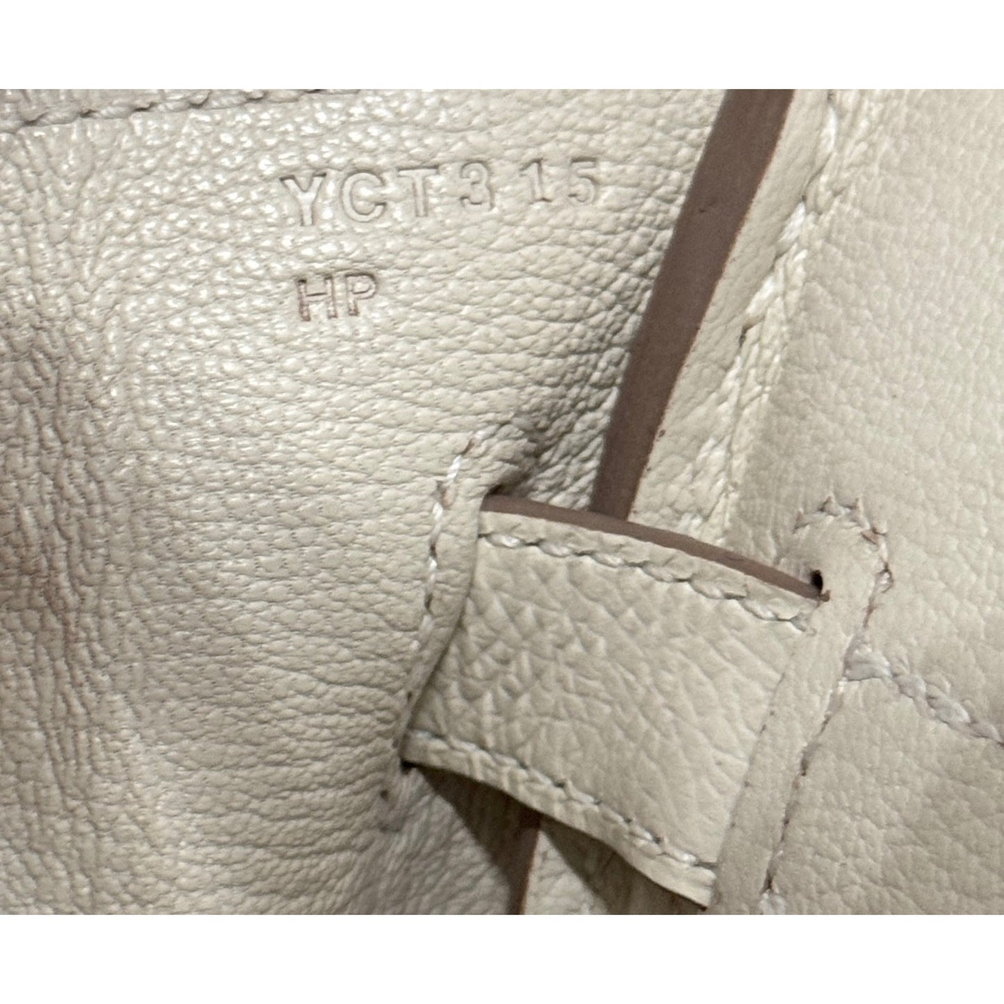 Hermes Birkin 30 Craie White Epsom Leather Gold Hardware Handbag