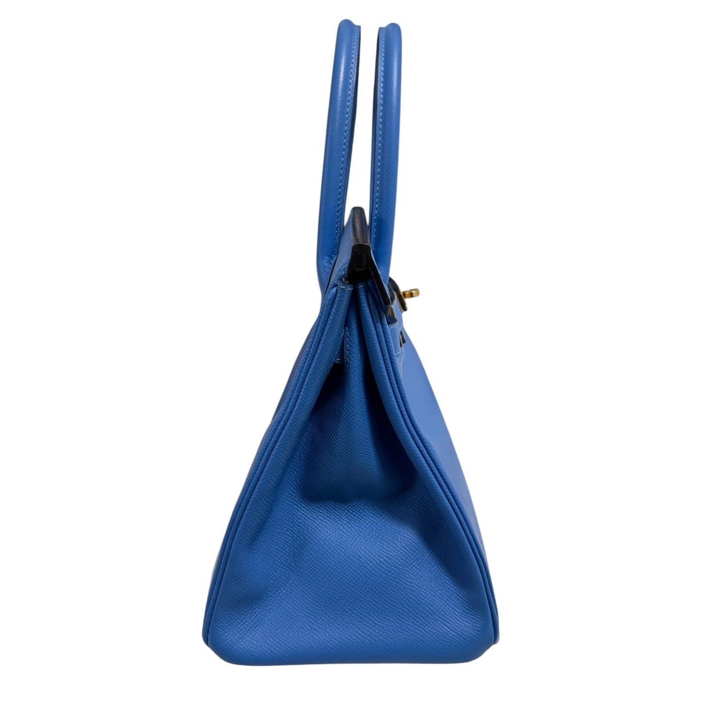Hermes Birkin 30 Blue Paradise Bleu Epsom Leather Gold Hardware