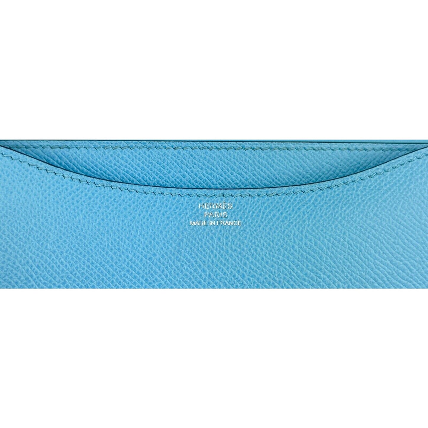 HERMES Constance 18 Mini Blue Celeste Epsom Leather Palladium Hardware 2022