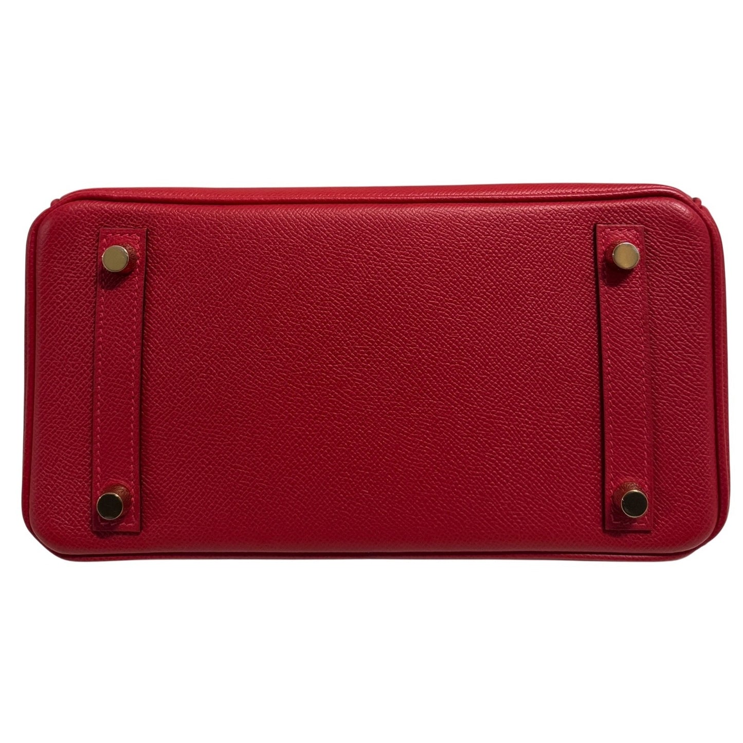 Hermes Birkin 25 Special Order Rouge Casaque Red Epsom Leather Gold Hardware