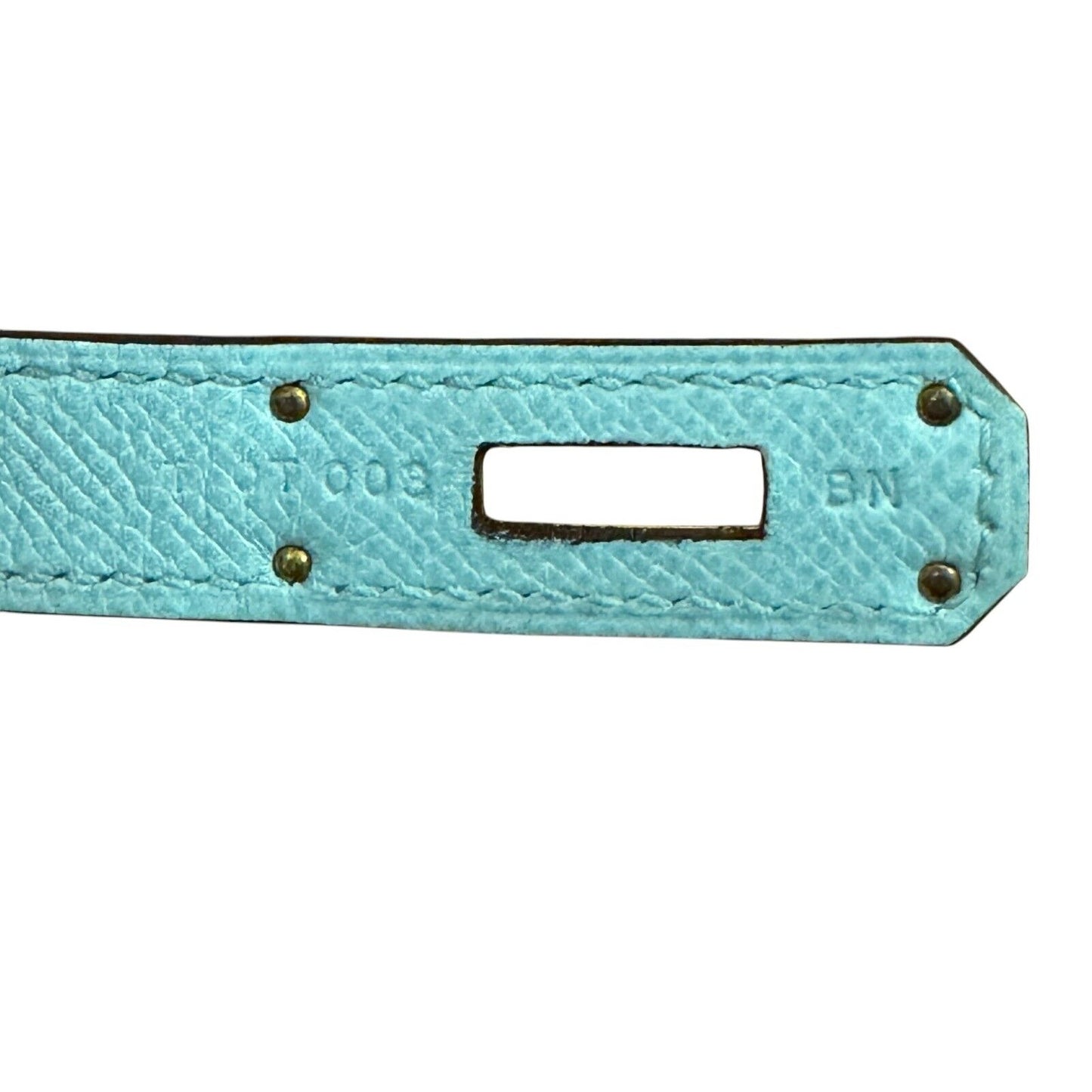 Hermes Birkin 30 Blue Atoll Tiffany Blue Epsom Leather Gold Hardware