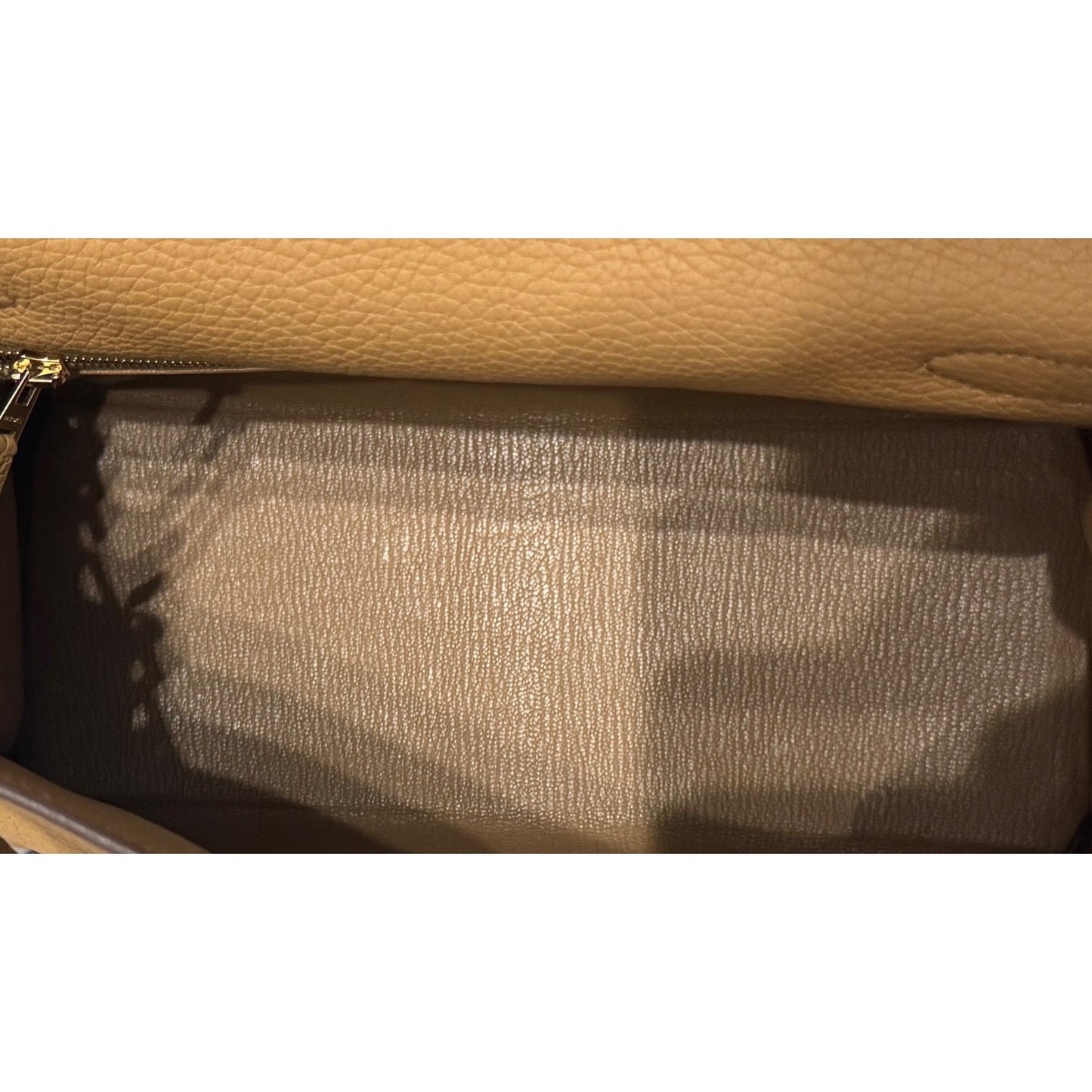 Hermes Kelly 28 Biscuit Tan Togo Leather Gold Hardware RARE
