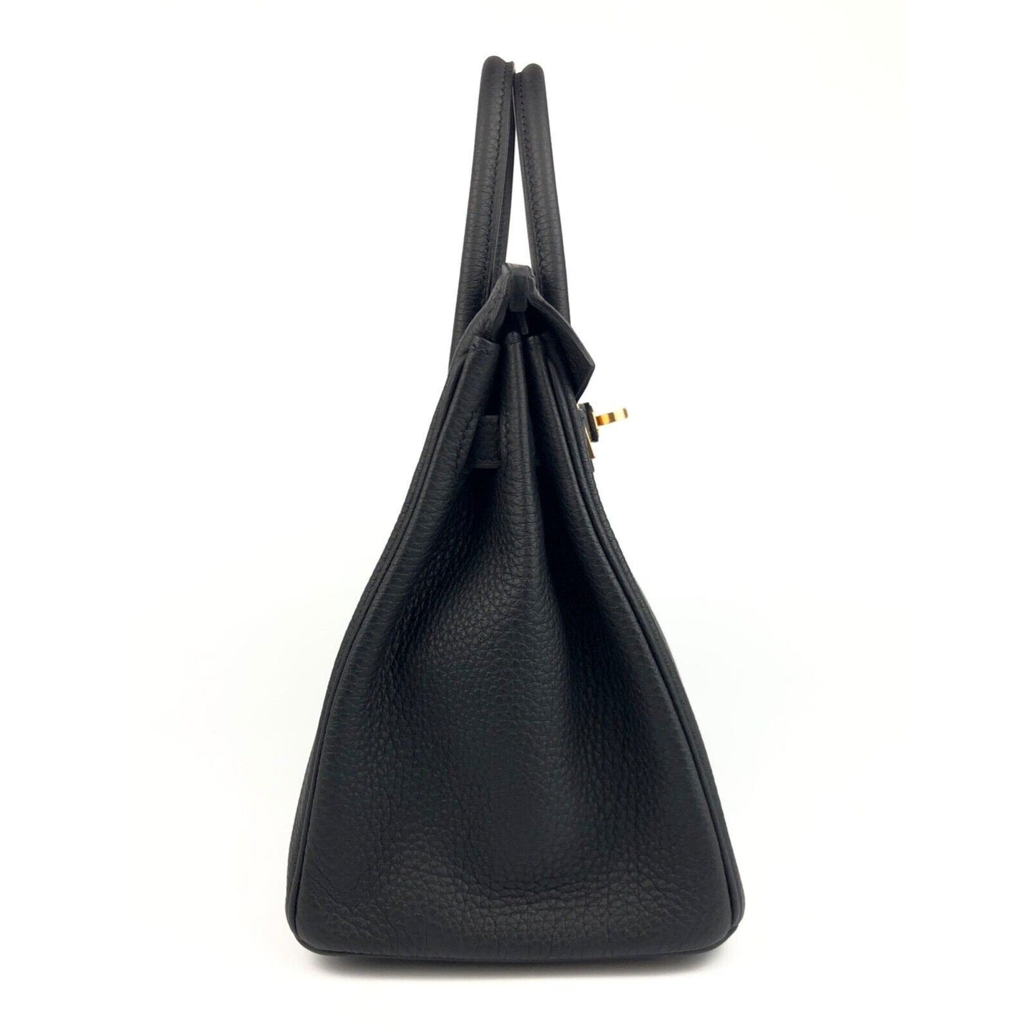 Hermes Birkin 25 Black Noir Togo Leather Rose Gold Hardware