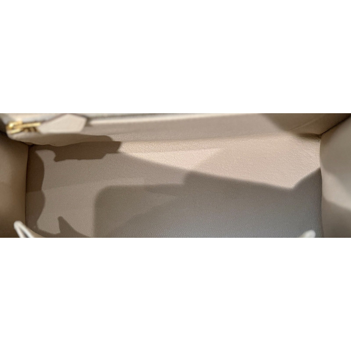 Hermes Kelly 25 Sellier Craie White Epsom Leather Gold Hardware