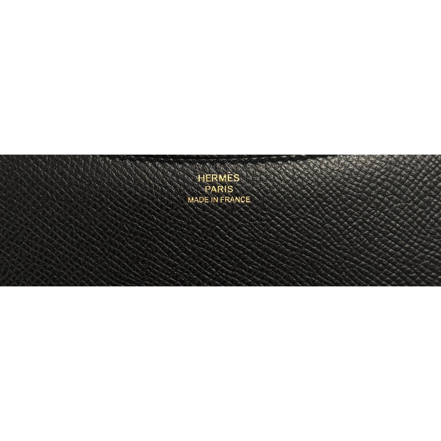 HERMES Constance 18 Mini Black Noir Epsom Leather Gold Hardware