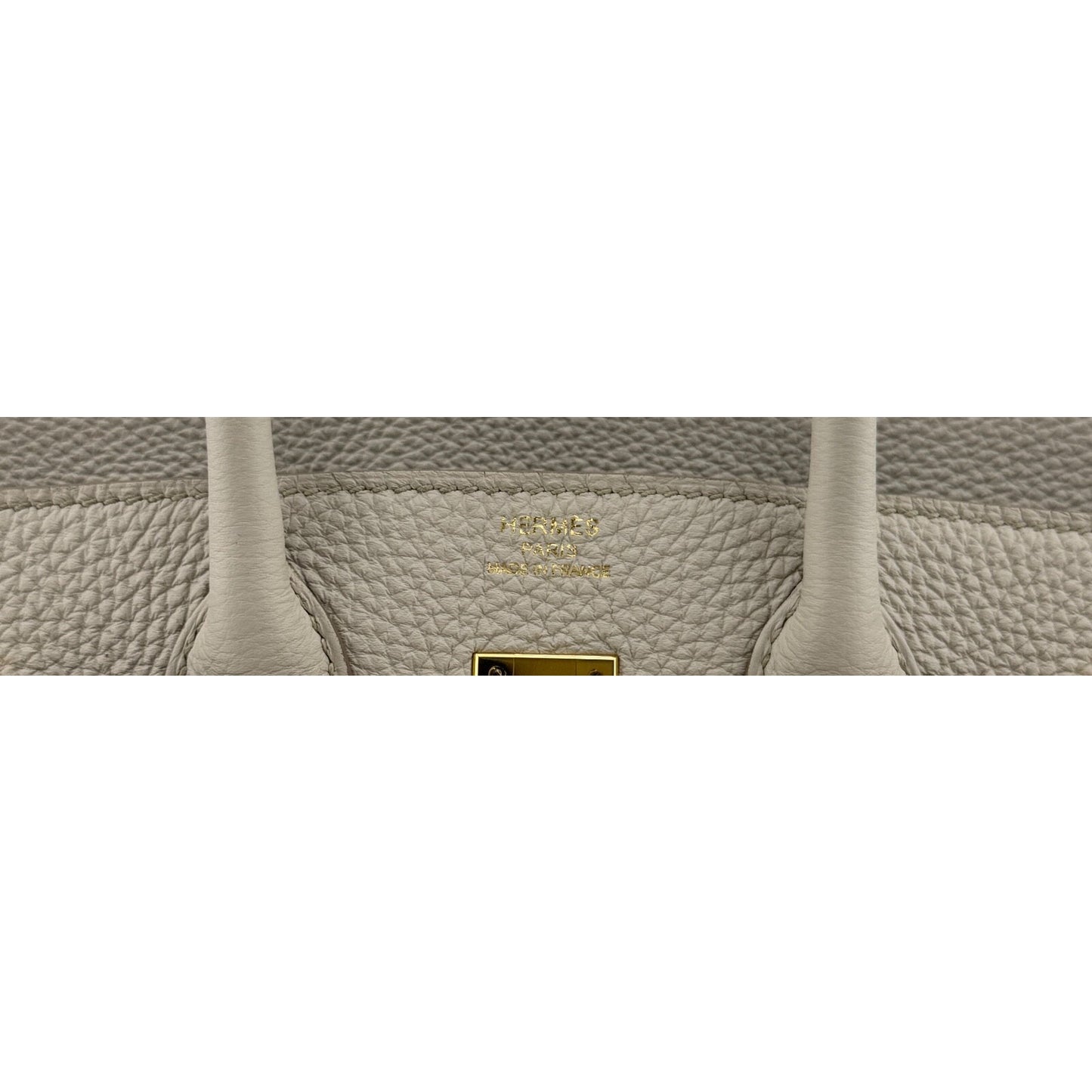 Hermes Birkin 25 Beton Beige Togo Leather Gold Hardware Handbag