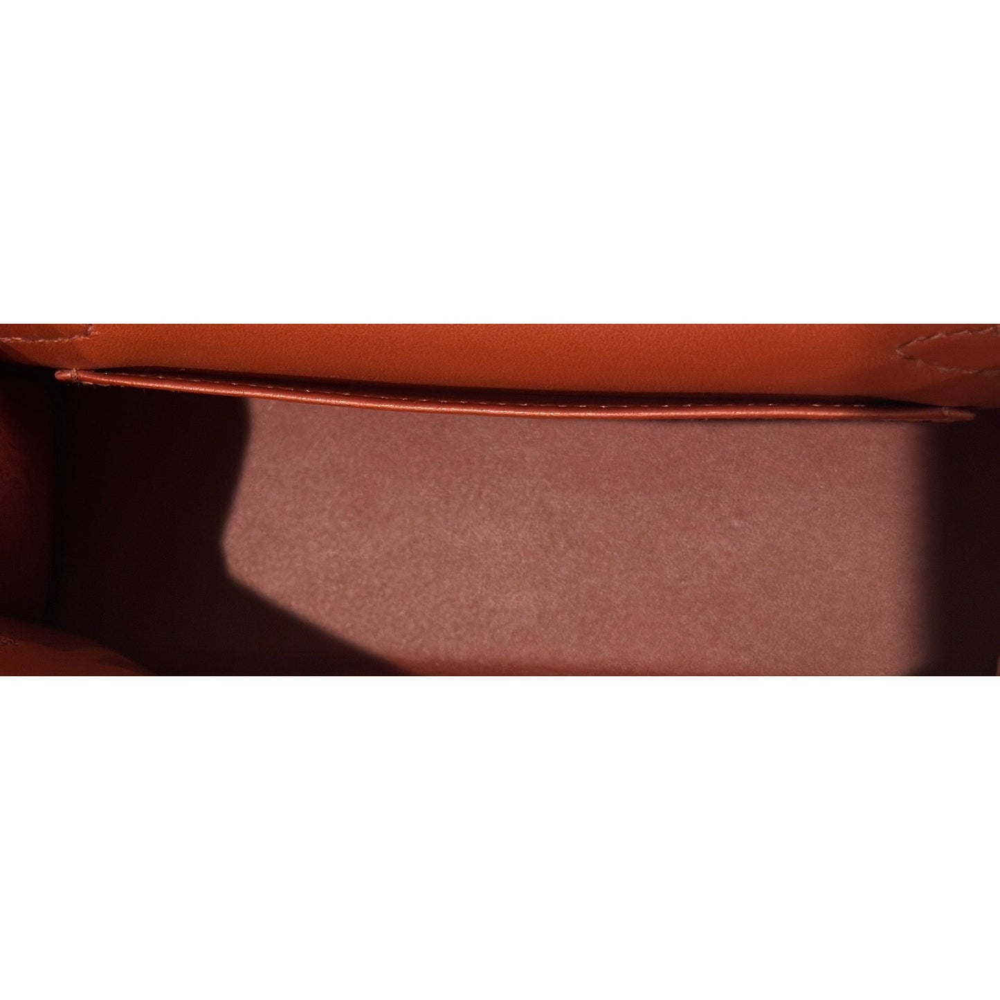 Hermes Kelly Mini 20 Cuivre Orange Chèvre Leather Pink Palladium Hardware RARE