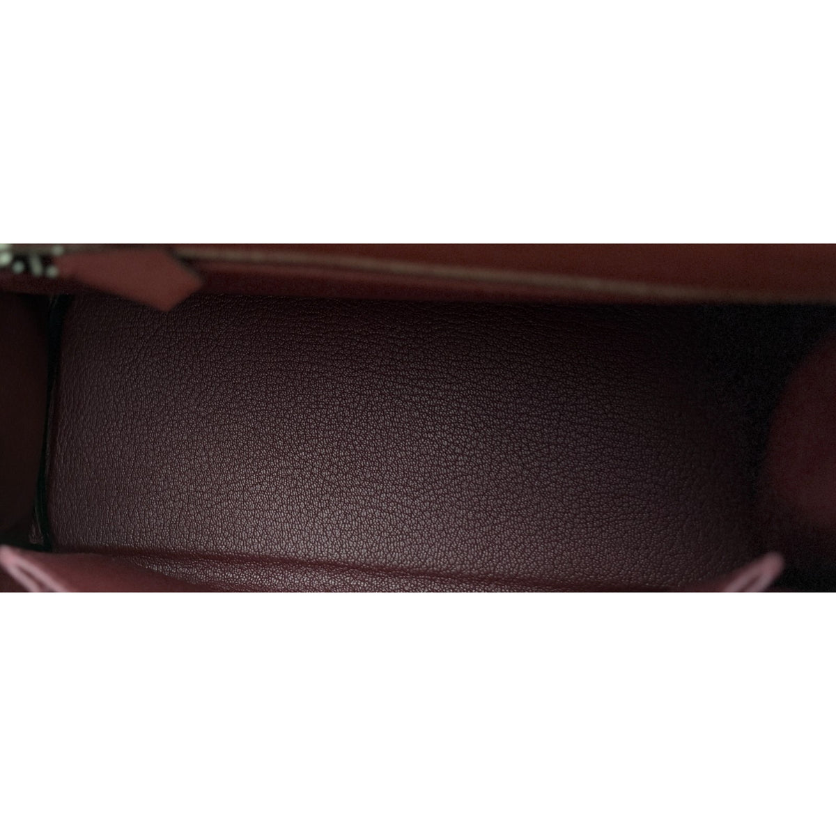 Hermes Kelly 25 Rouge H Red Togo Leather Palladium Hardware RARE