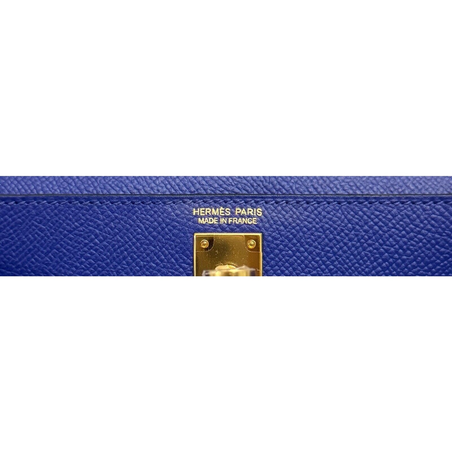 Hermes Kelly Mini 20 Bleu Electrique Blue Electric Epsom Leather Gold Hardware