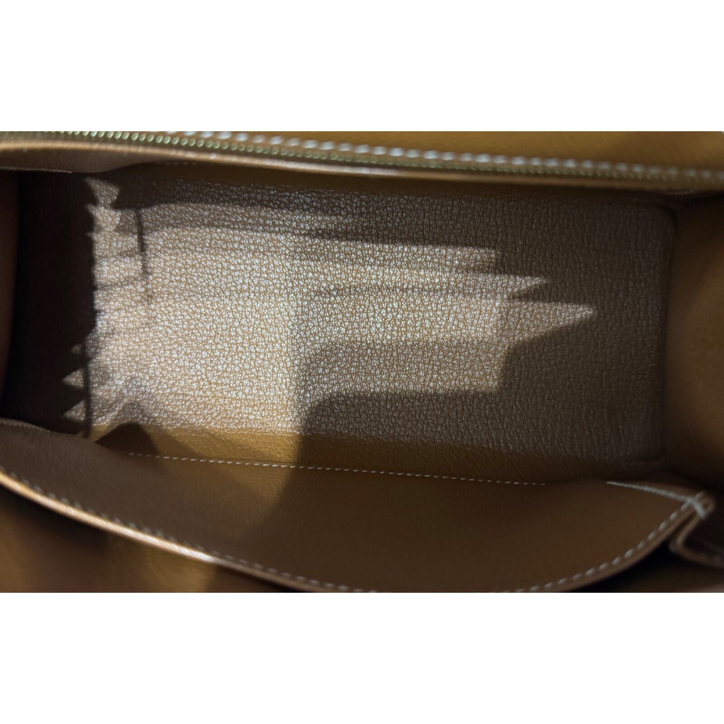 Hermes Kelly 25 Sellier Gold Tan Epsom Leather Gold Hardware