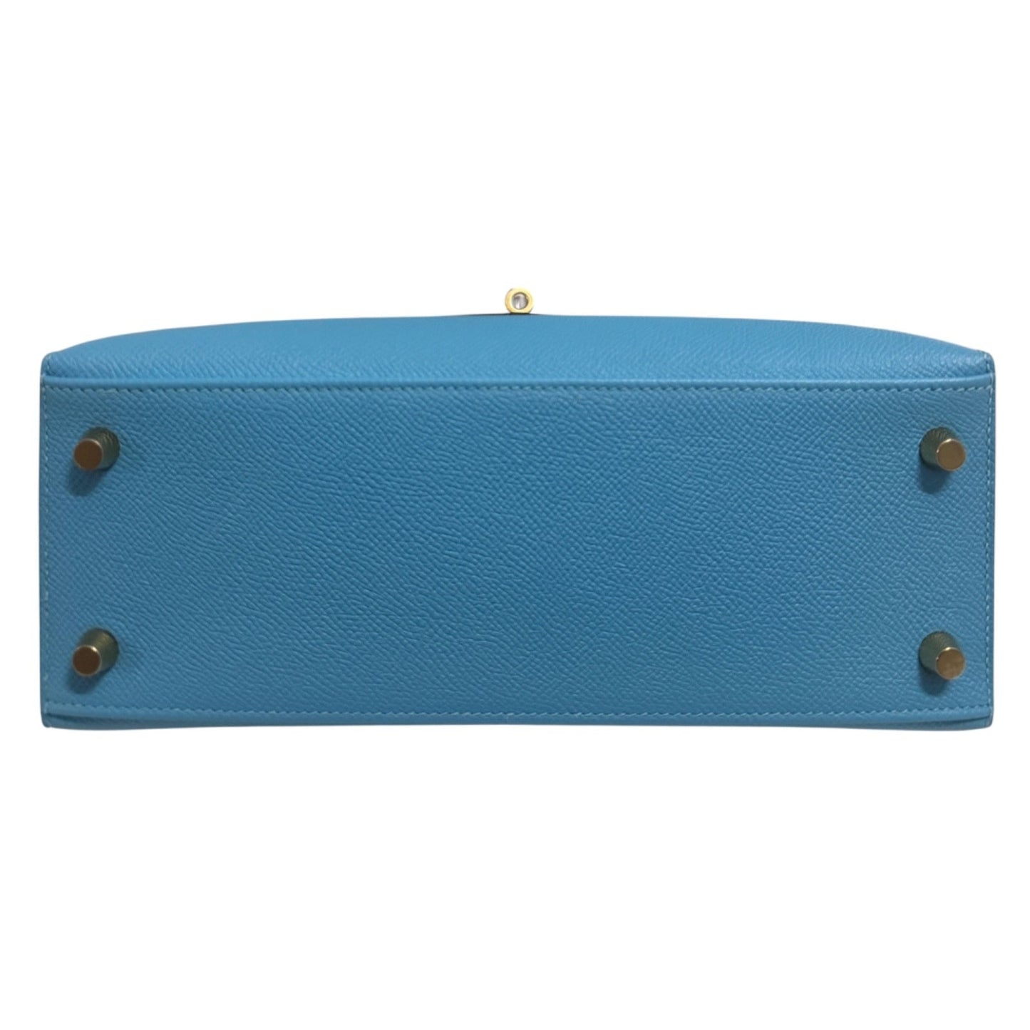 Hermes Kelly 25 Sellier Bleu du Nord Blue Epsom Leather Gold Hardware