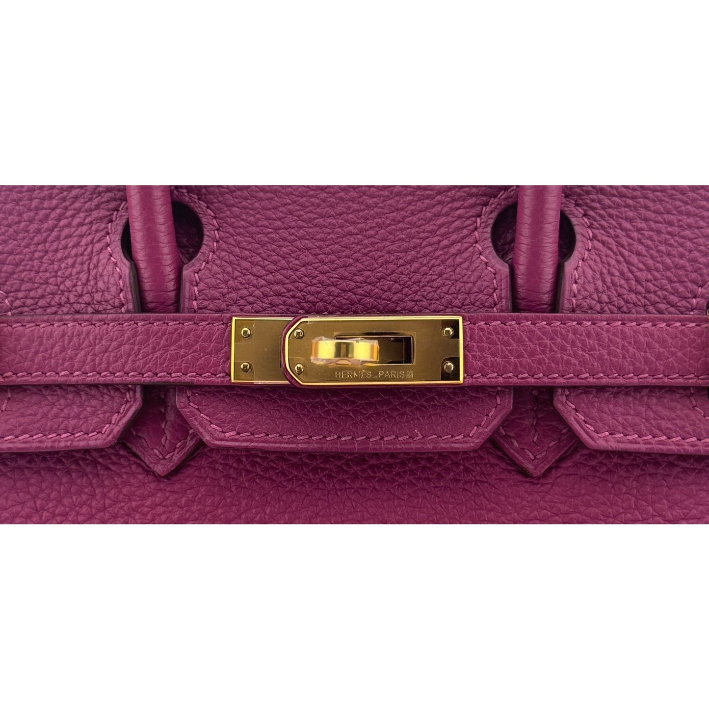 Hermes Birkin 25 Tosca Purple Togo Leather Gold Hardware RARE