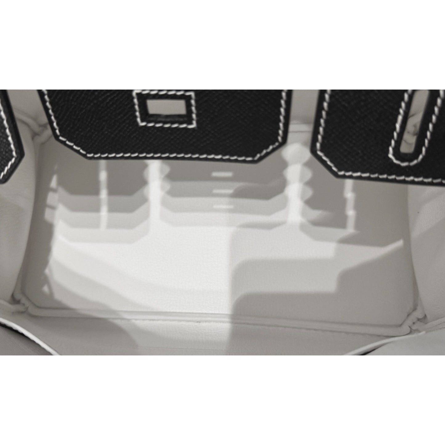 Hermes Birkin 30 panda Black & White Epsom Brushed Palladium Hardware