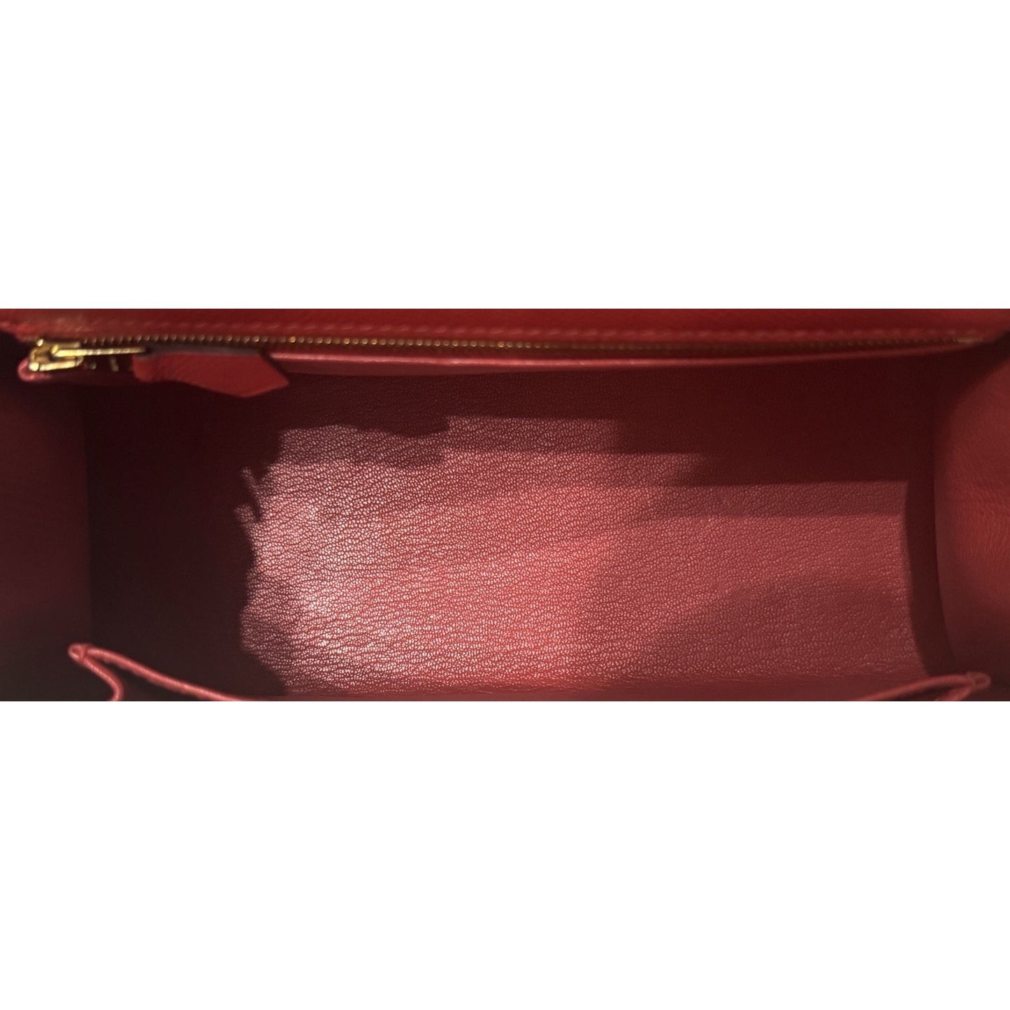 Hermes Kelly 25 Sellier Rouge Tomate Red Epsom Leather Gold Hardware RARE