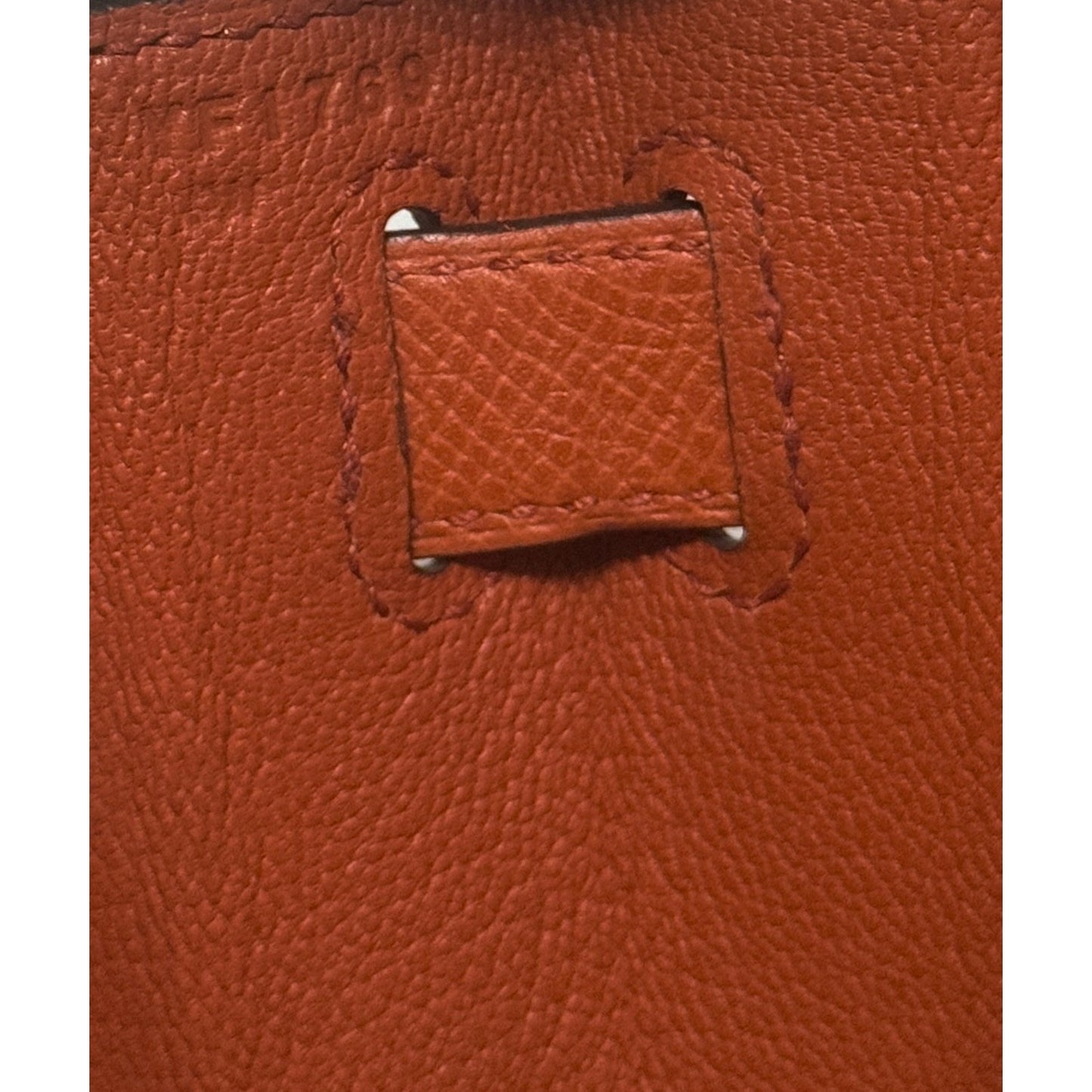 Hermes Kelly 28 Sellier Terre Battue Orange Epsom Leather Gold Hardware