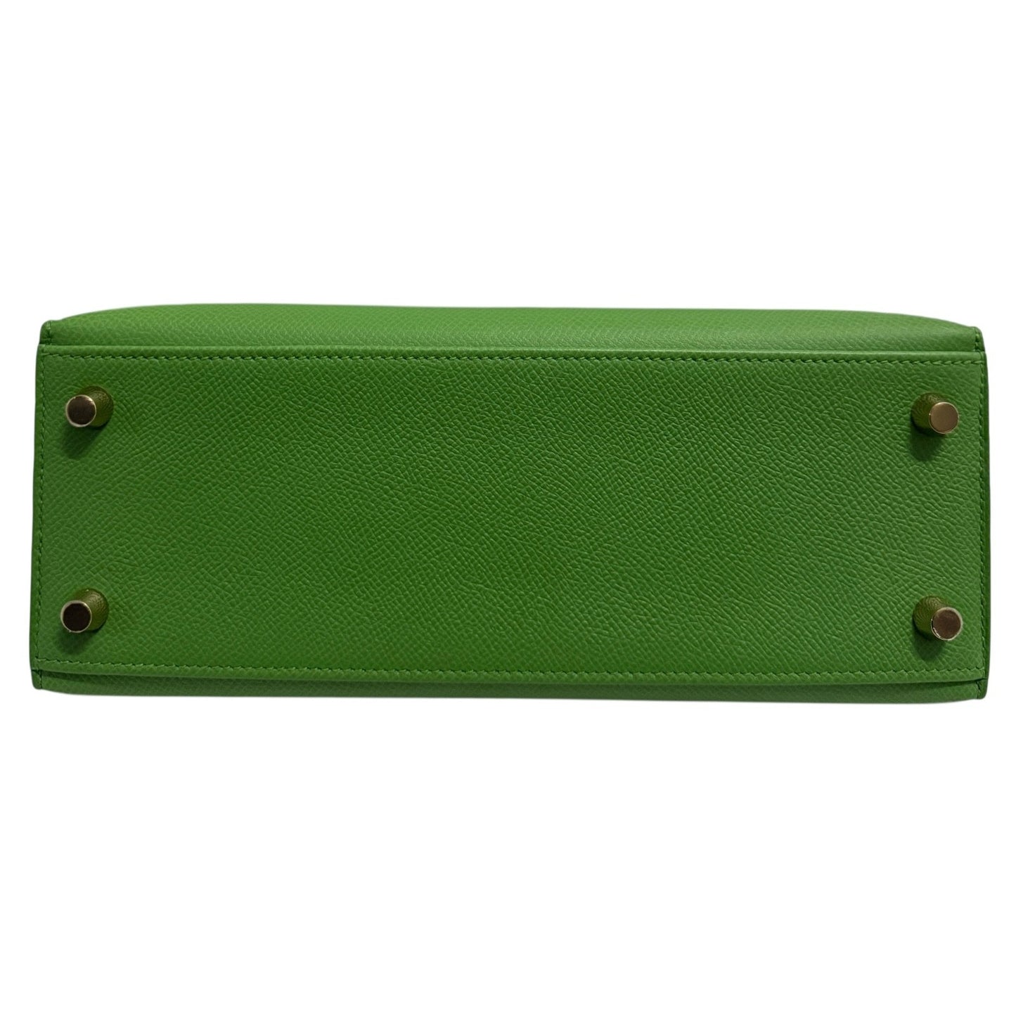 Hermes Kelly 25 Sellier Vert Yucca Green Epsom Leather Gold Hardware