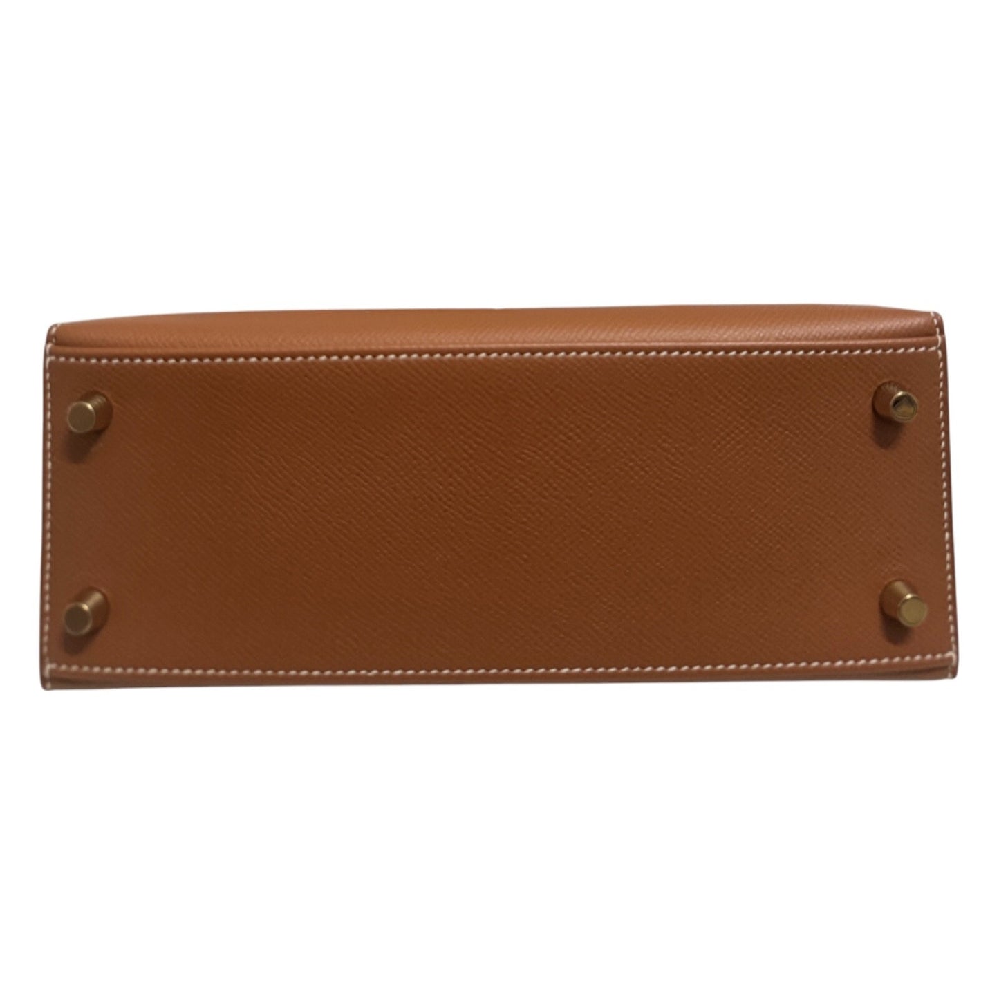 Hermes Kelly 25 Sellier Gold Tan Epsom Leather Gold Hardware
