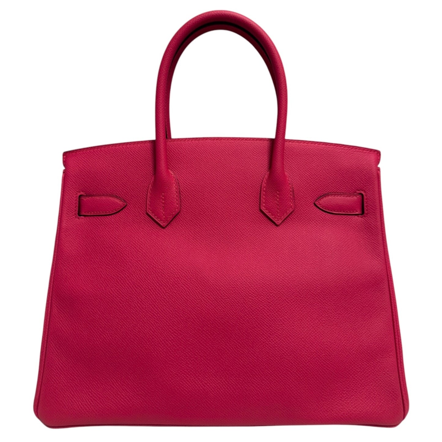 Hermes Birkin 30 Rose Extreme Pink Epsom Leather Gold Hardware Handbag