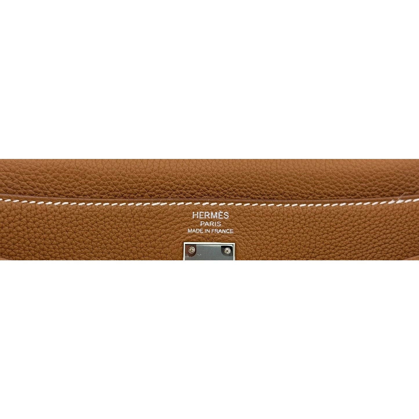 Hermes Kelly 25 Gold Tan Togo Leather Palladium Hardware Shoulder Bag 2024