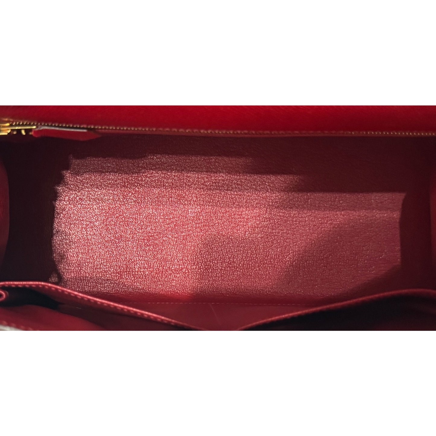 Hermes Kelly 28 Sellier Rouge Casaque Red Epsom Leather Gold Hardware