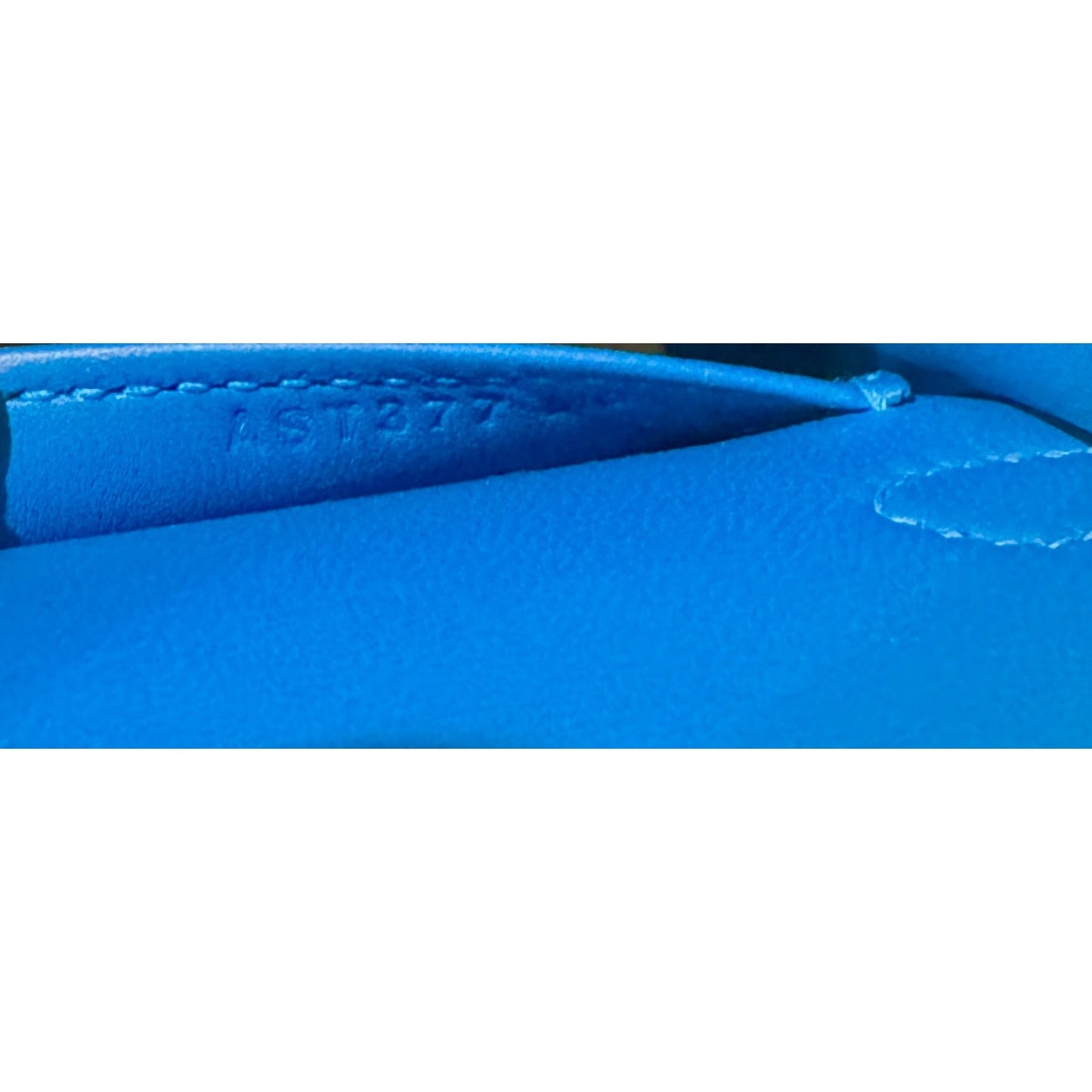 Hermes Kelly Mini 20 Blue Hydra Chevre Leather Gold Hardware RARE