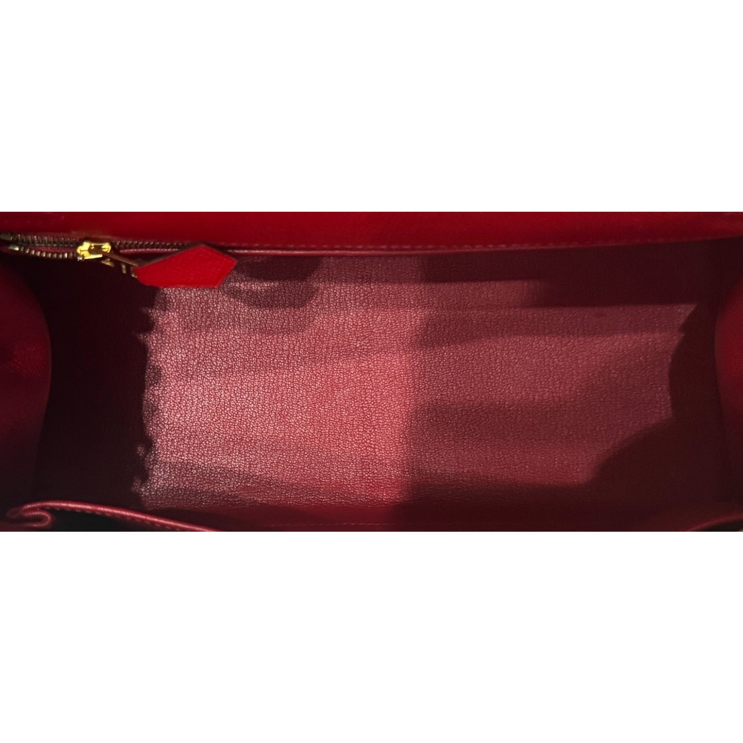 Hermes Kelly 28 Sellier Rouge Casaque Red Epsom Leather Gold Hardware