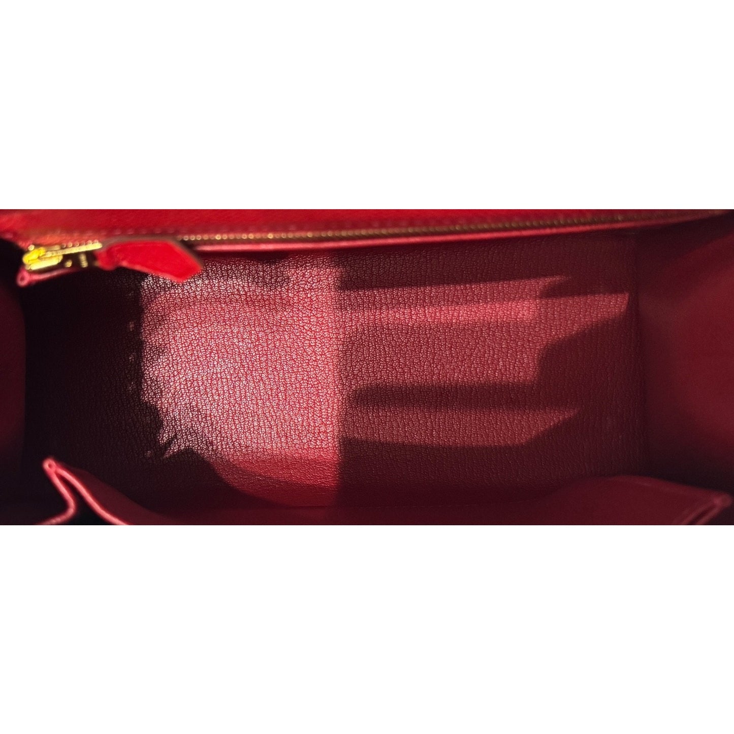 Hermes Kelly 25 Sellier Rouge Casaque Red Epsom Leather Gold Hardware