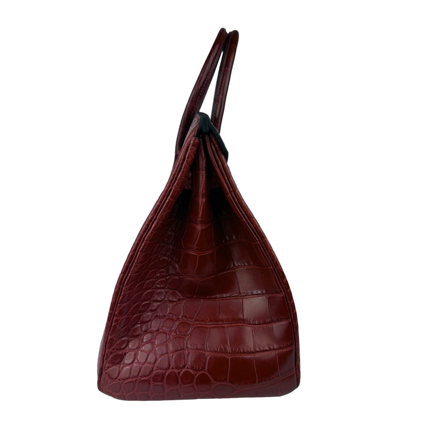 Hermes Birkin 35 Rouge H Red Matte Alligator Gold Hardware