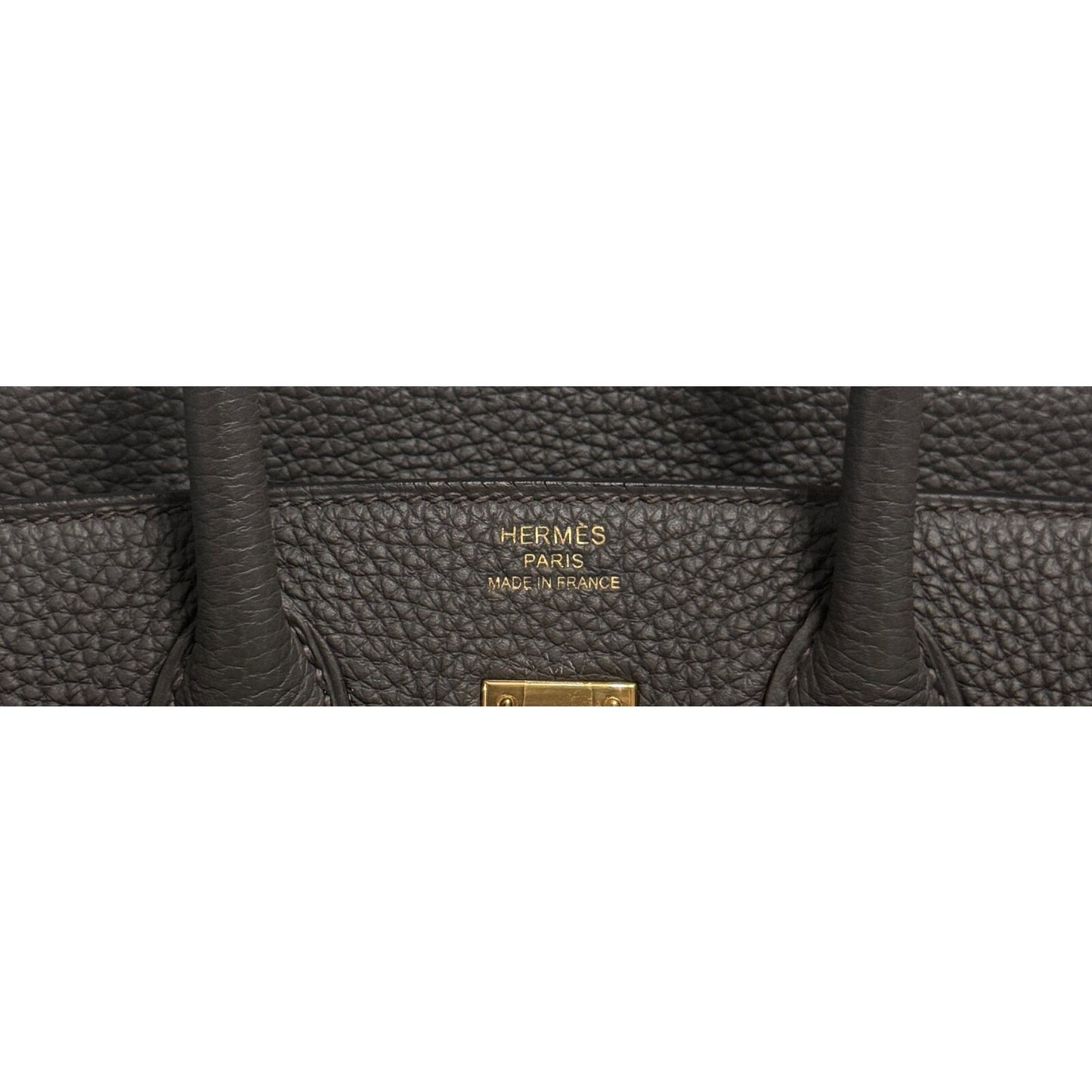 Hermes Birkin 25 Etain Gray Grey Togo Leather Gold Hardware Handbag
