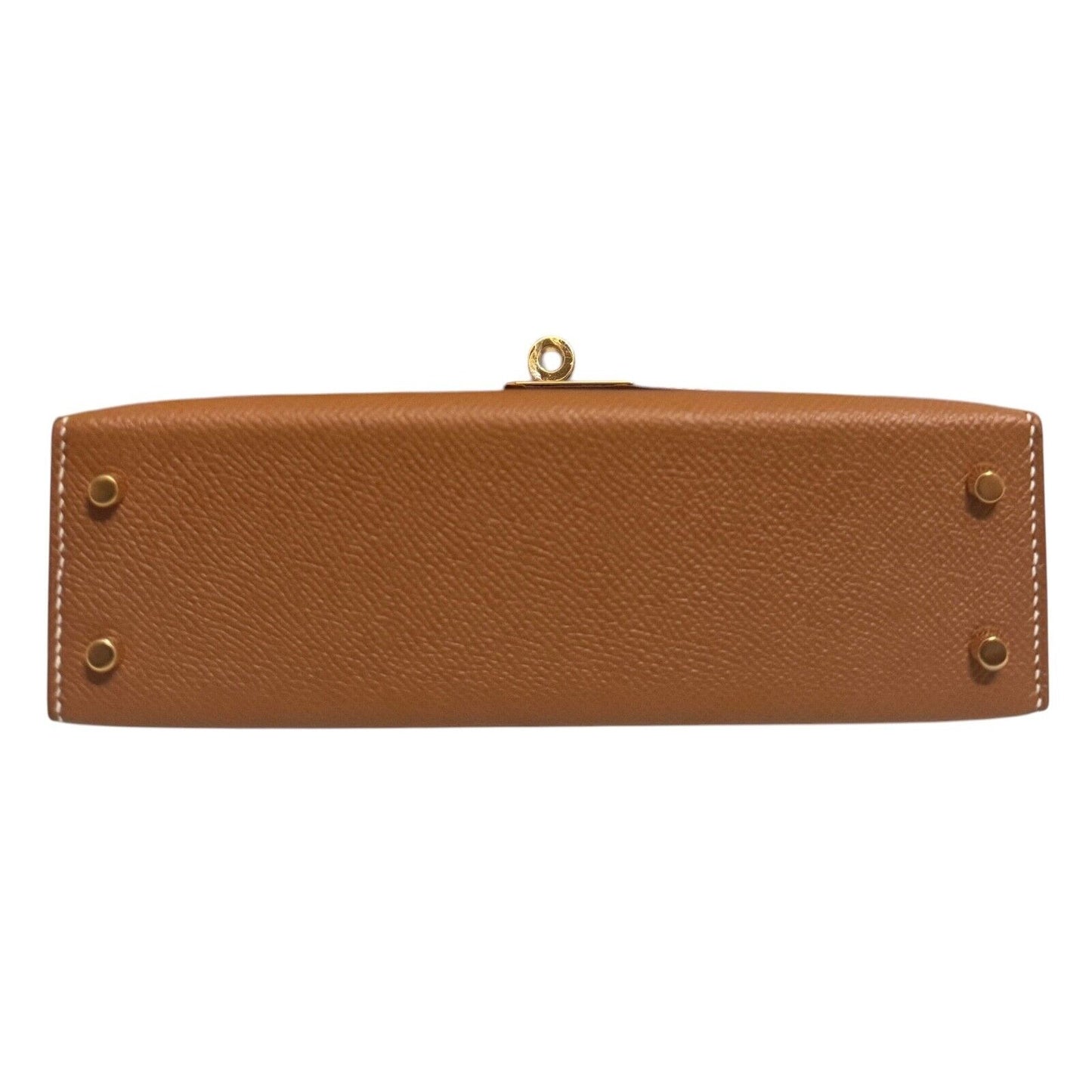 Hermes Kelly Mini 20 Gold Tan Epsom Leather Gold Hardware