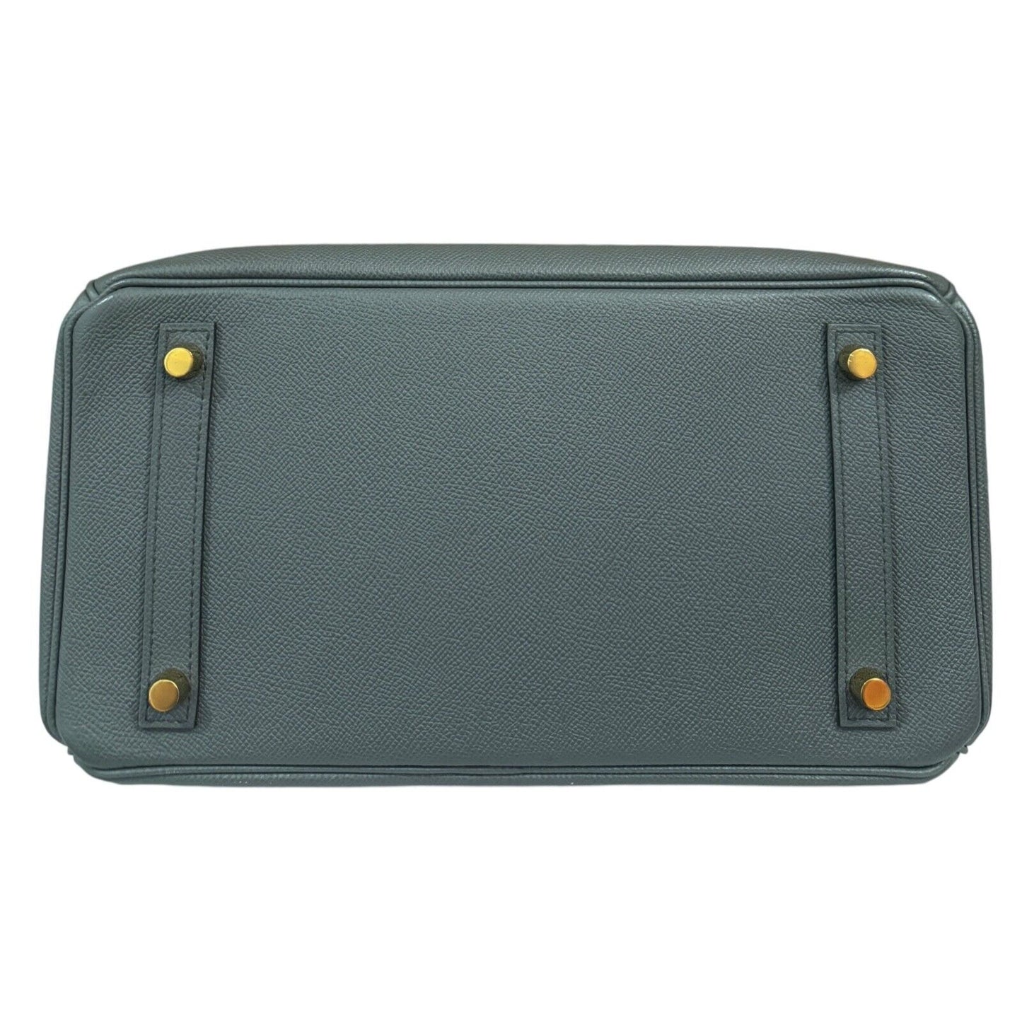 Hermes Birkin 30 Vert Amande Epsom Leather Gold Hardware Green Gray