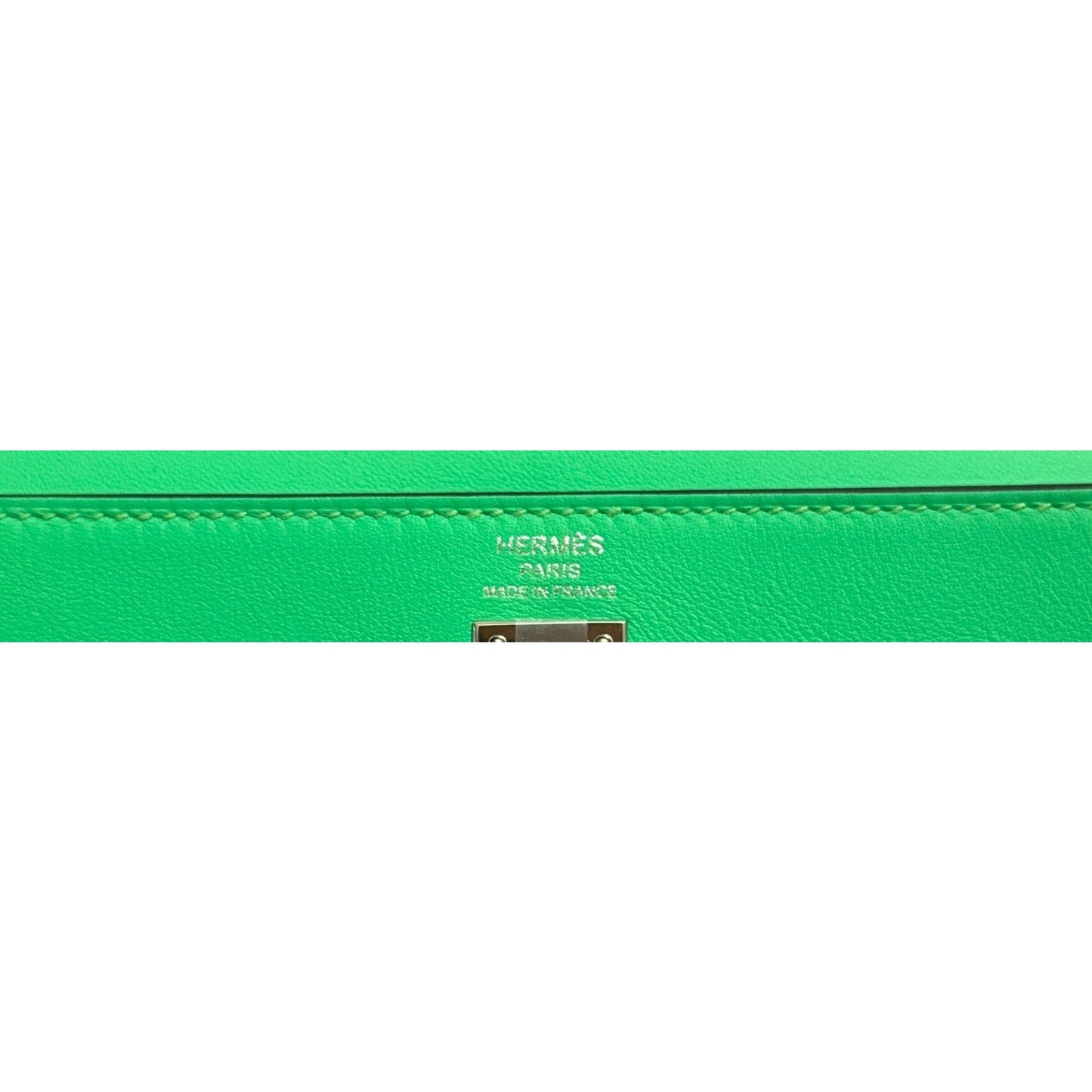 Hermes Kelly 25 Vert Comics Green Swift Leather Palladium Hardware
