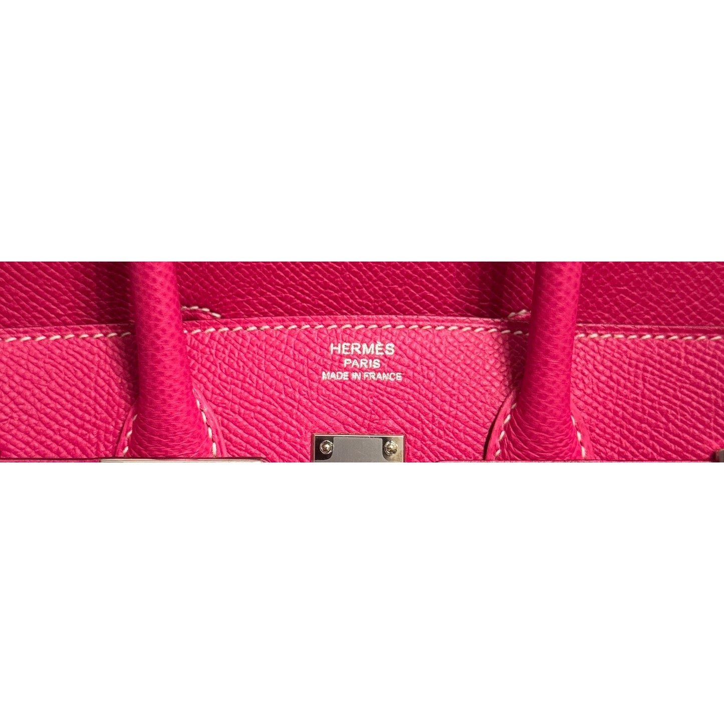 Hermes Birkin 25 Rose Tyrien Pink Candy Collection Epsom Leather Palladium Hardware Rare