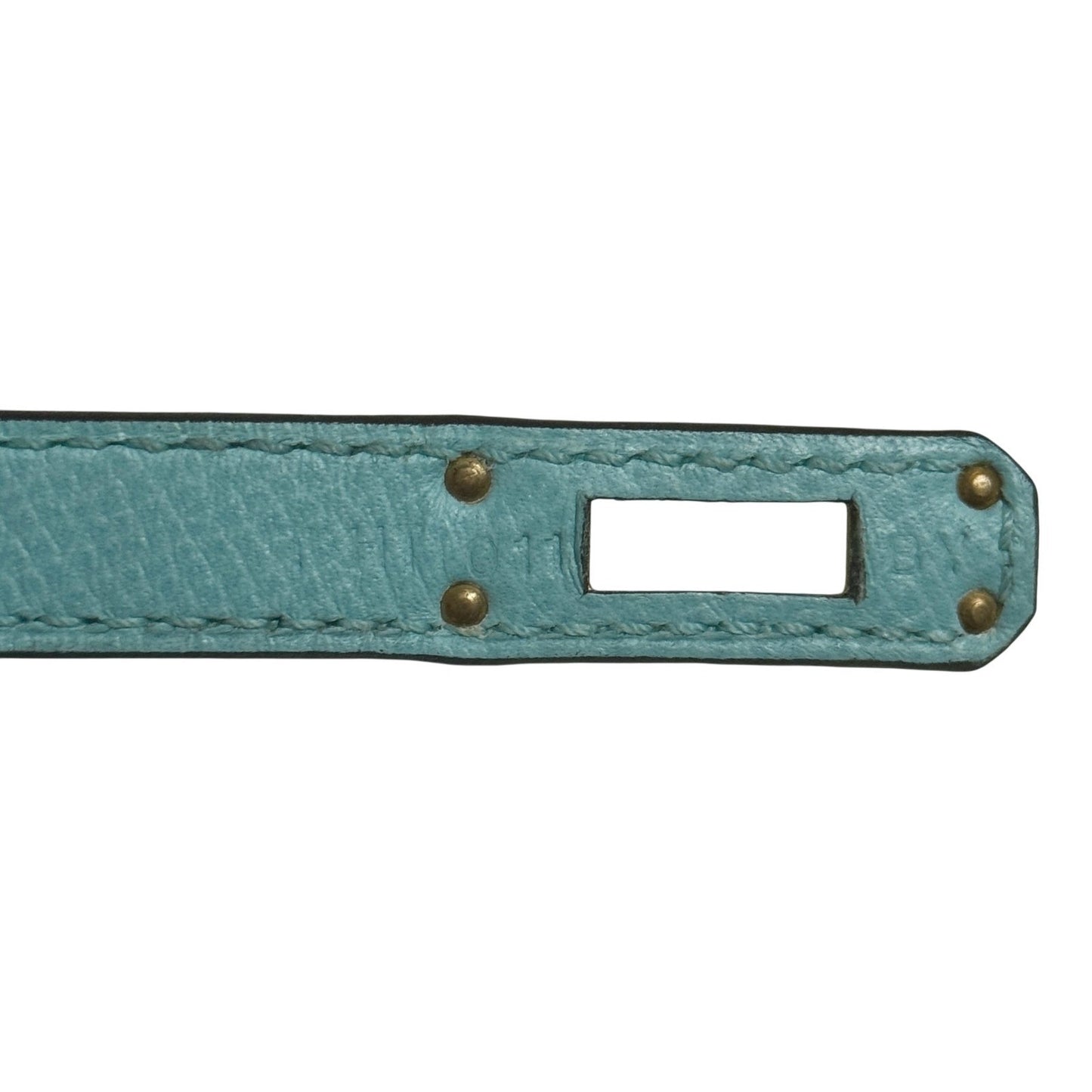 Hermes Kelly 25 Sellier Blue Atoll Tiffany Blue Epsom Leather Gold Hardware Rare