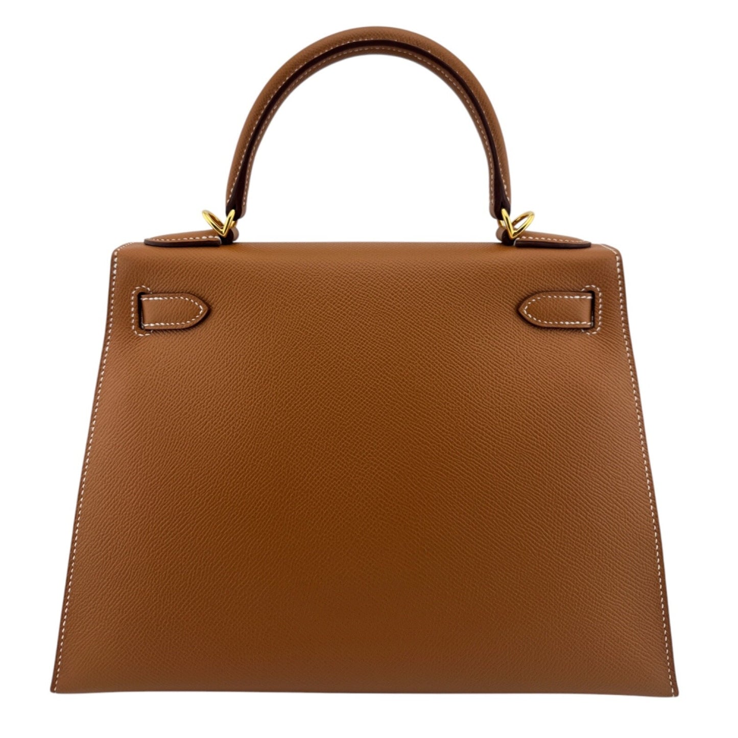 Hermes Kelly 28 Sellier Gold Tan Epsom Leather Gold Hardware
