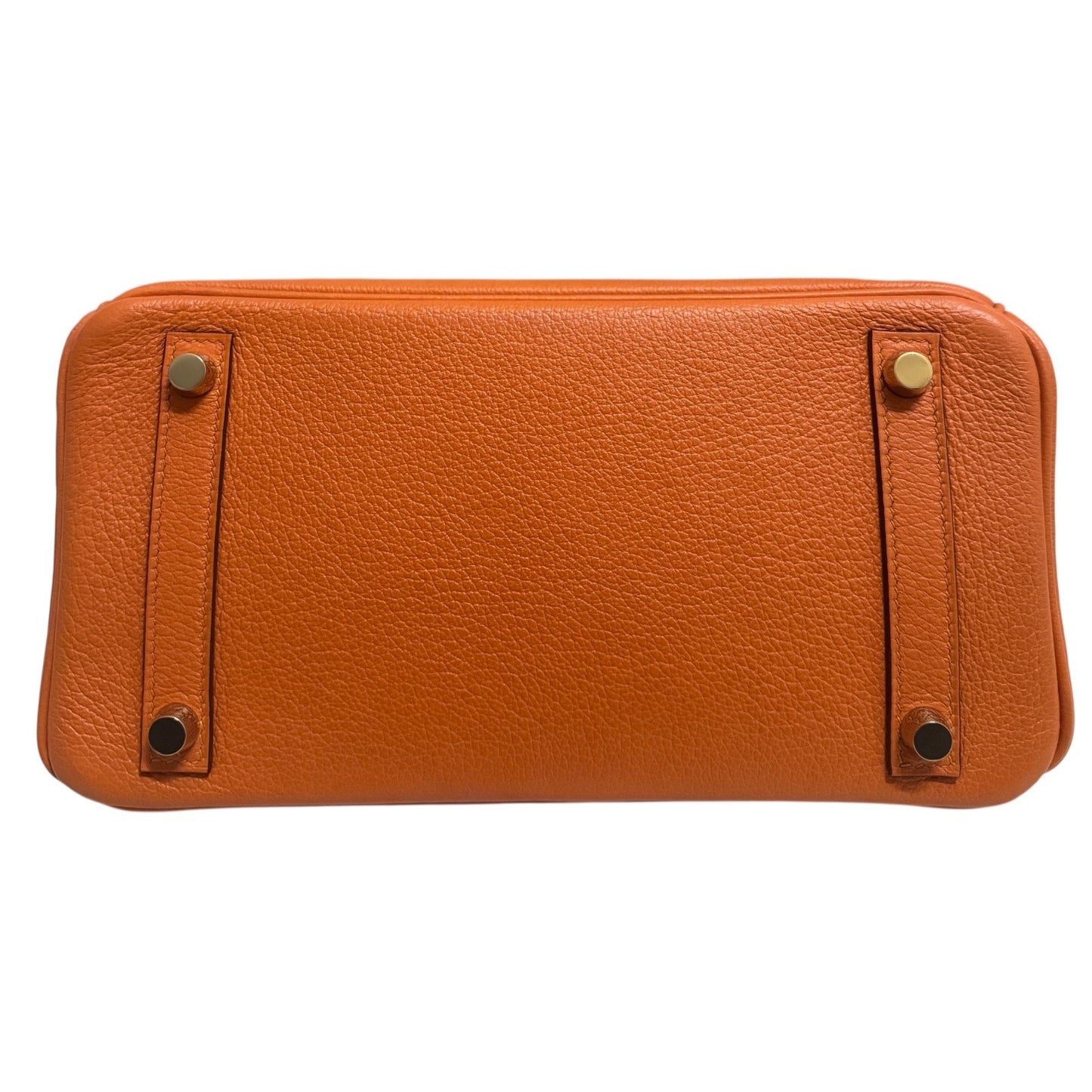 Hermes Birkin 25 Apricot Orange Leather Gold Hardware RARE