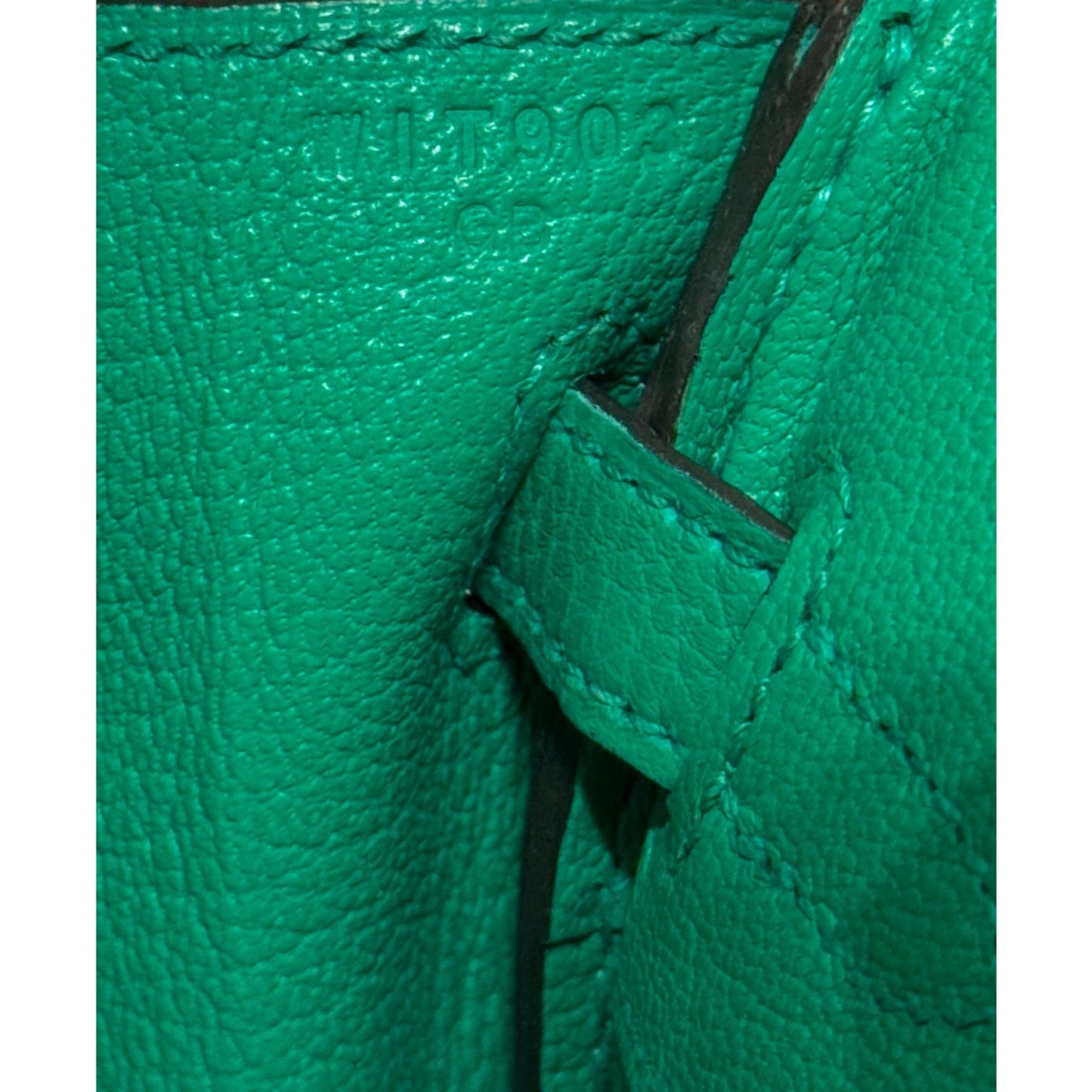 Hermes Birkin 25 Menthe Mint Green Togo Leather Gold Hardware Handbag