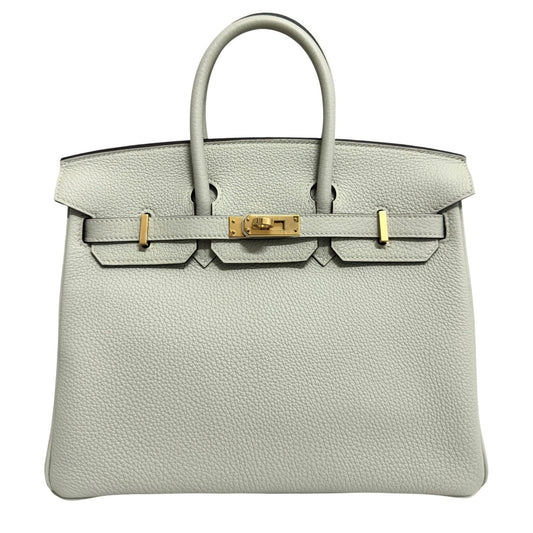 Hermes Birkin 25 Gris Neve Gray Togo Leather Gold Hardware