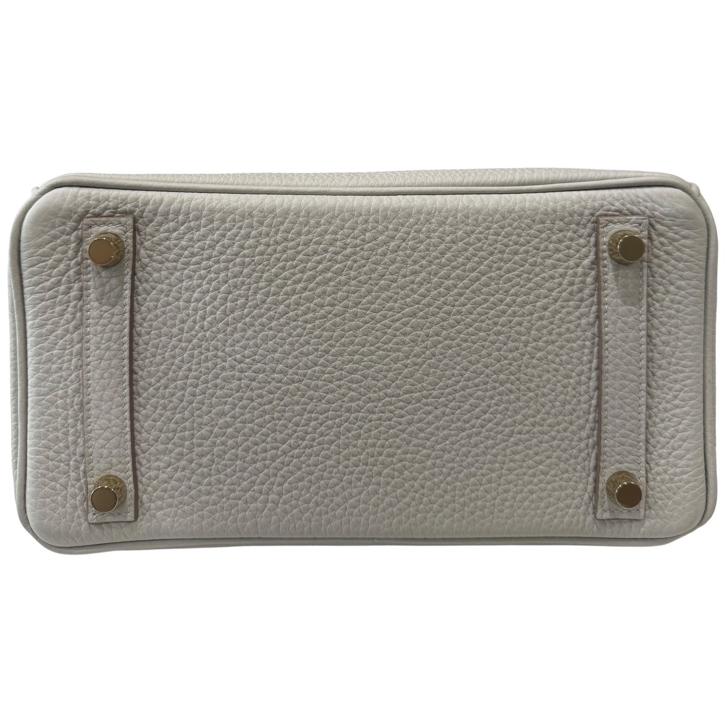 Hermes Birkin 25 Gris Perle Pearl Gray Togo Leather Gold Hardware