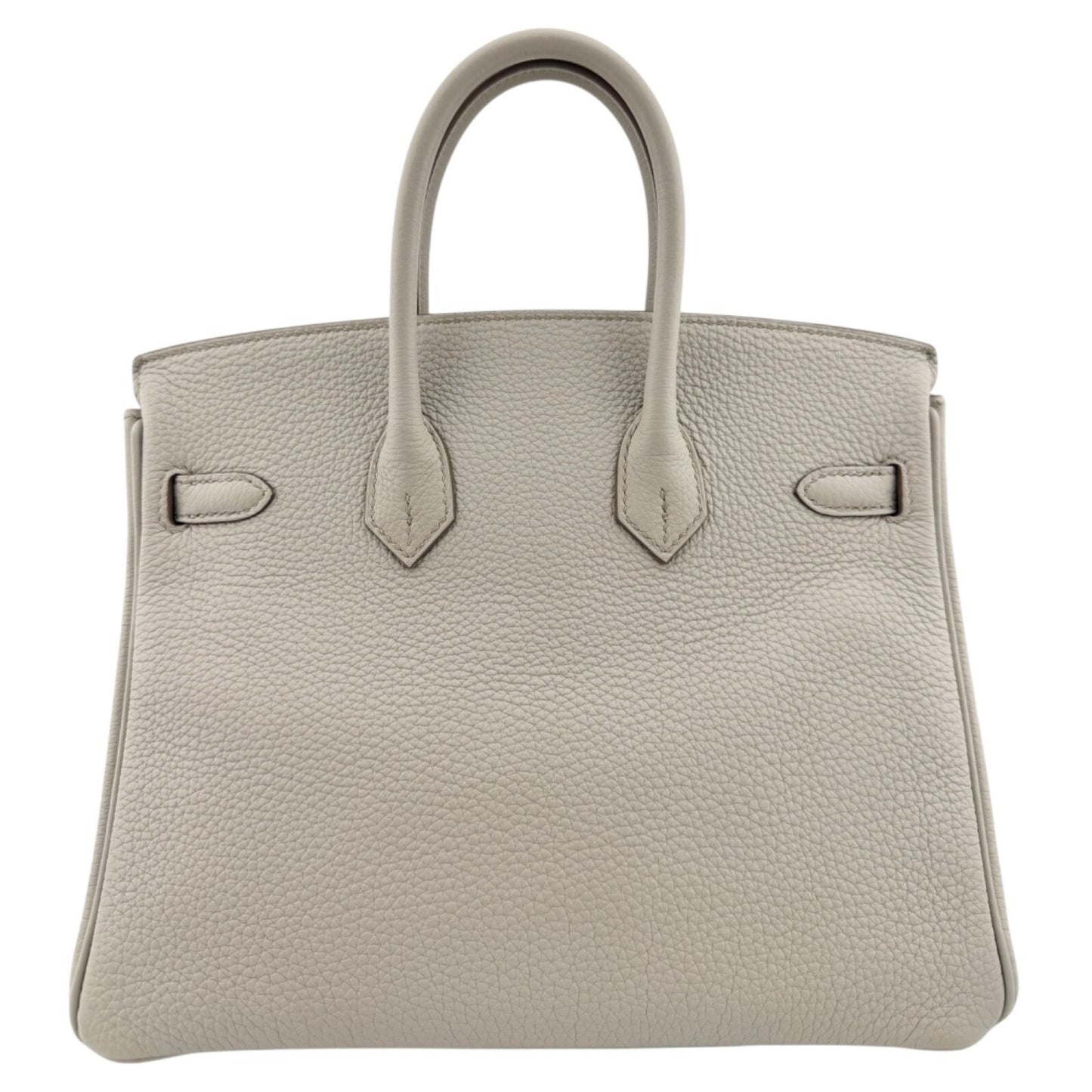 Hermes Birkin 25 Beton Beige Togo Leather Gold Hardware Handbag
