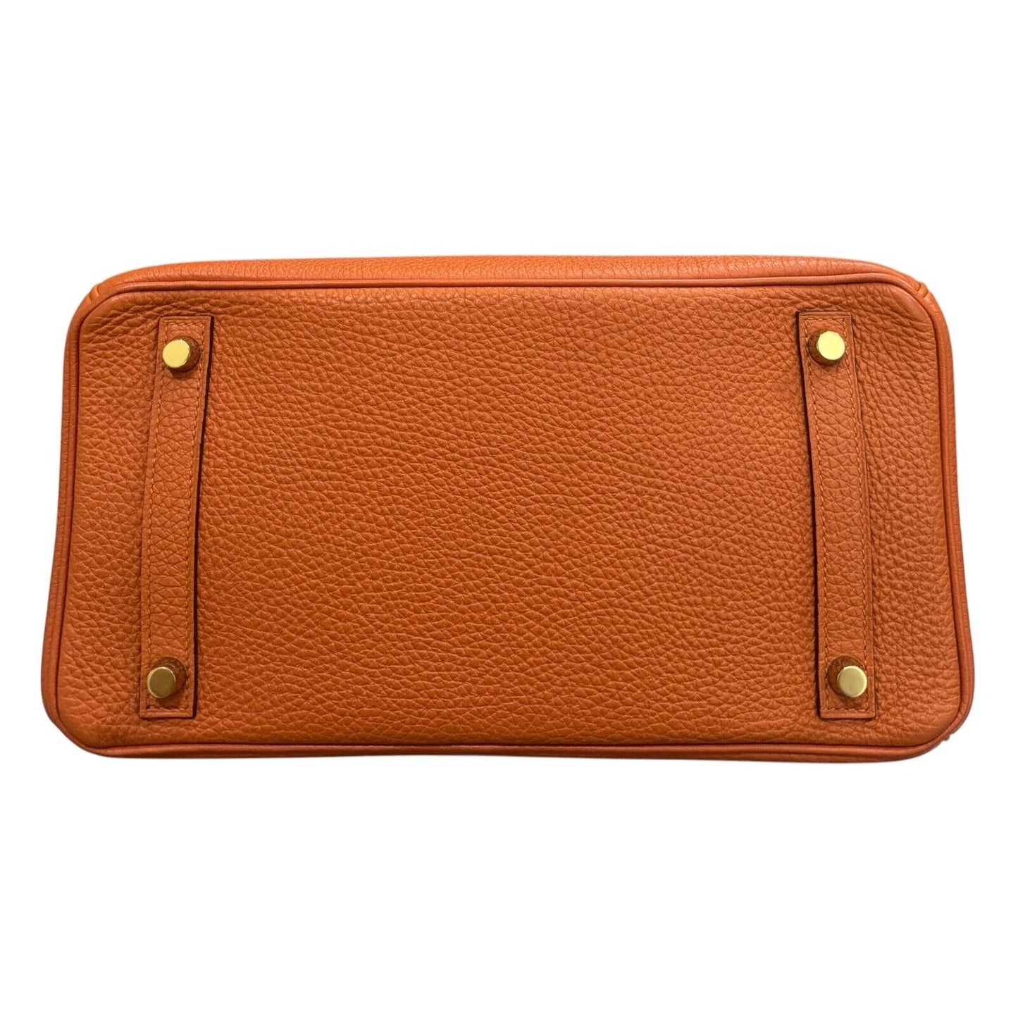 Hermes Birkin 30 Orange Togo Leather Gold Hardware Classic