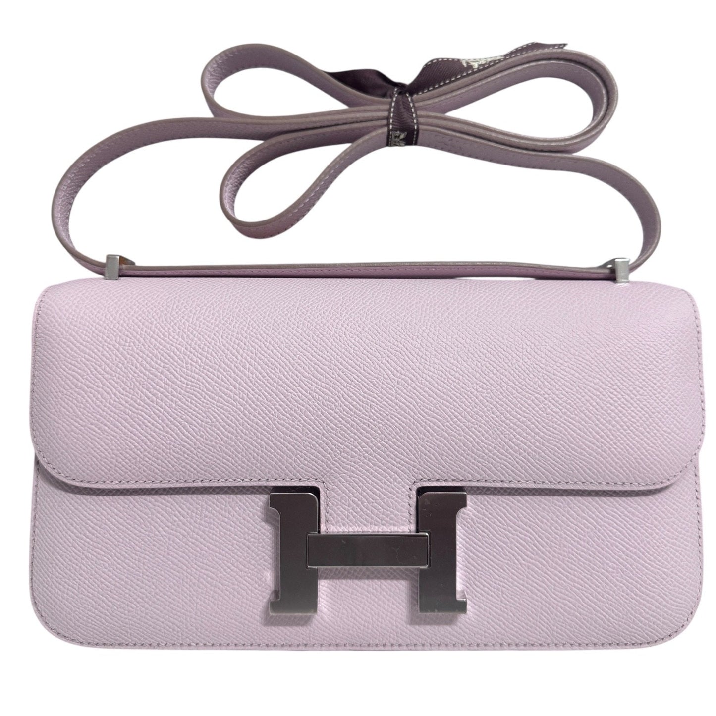 New Hermes Constance Elan Mauve Pale Epsom Leather Palladium Hardware 2025