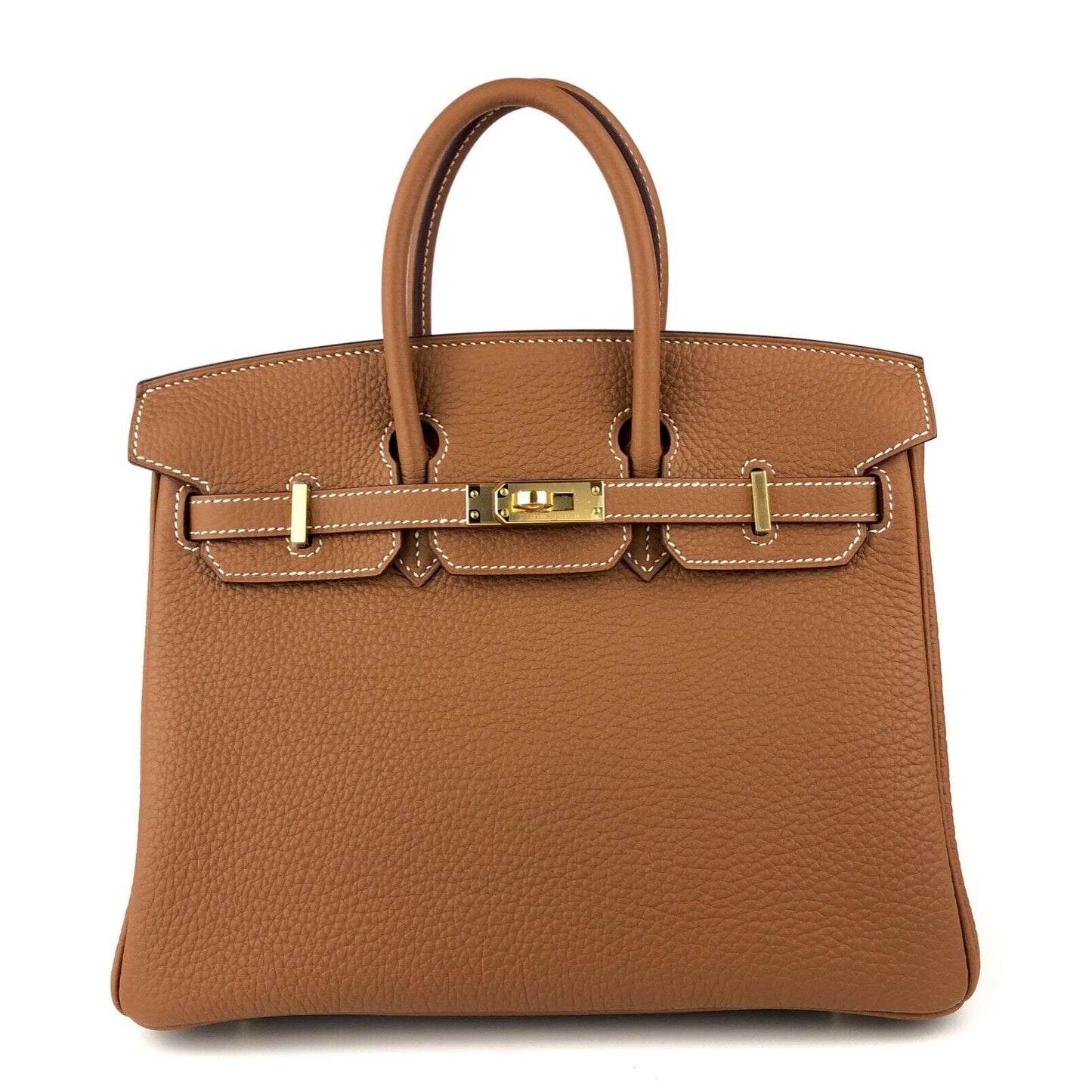 Hermes Birkin 25 Gold Tan Camel Togo Leather Gold Hardware