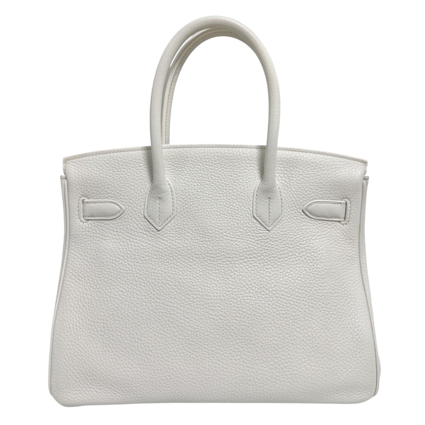 Hermes Birkin 30 White Blanc Leather Gold Hardware RARE