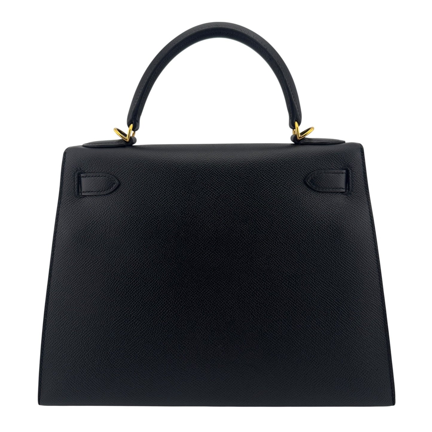 Hermes Kelly 28 Sellier Black Noir Epsom Leather Gold Hardware