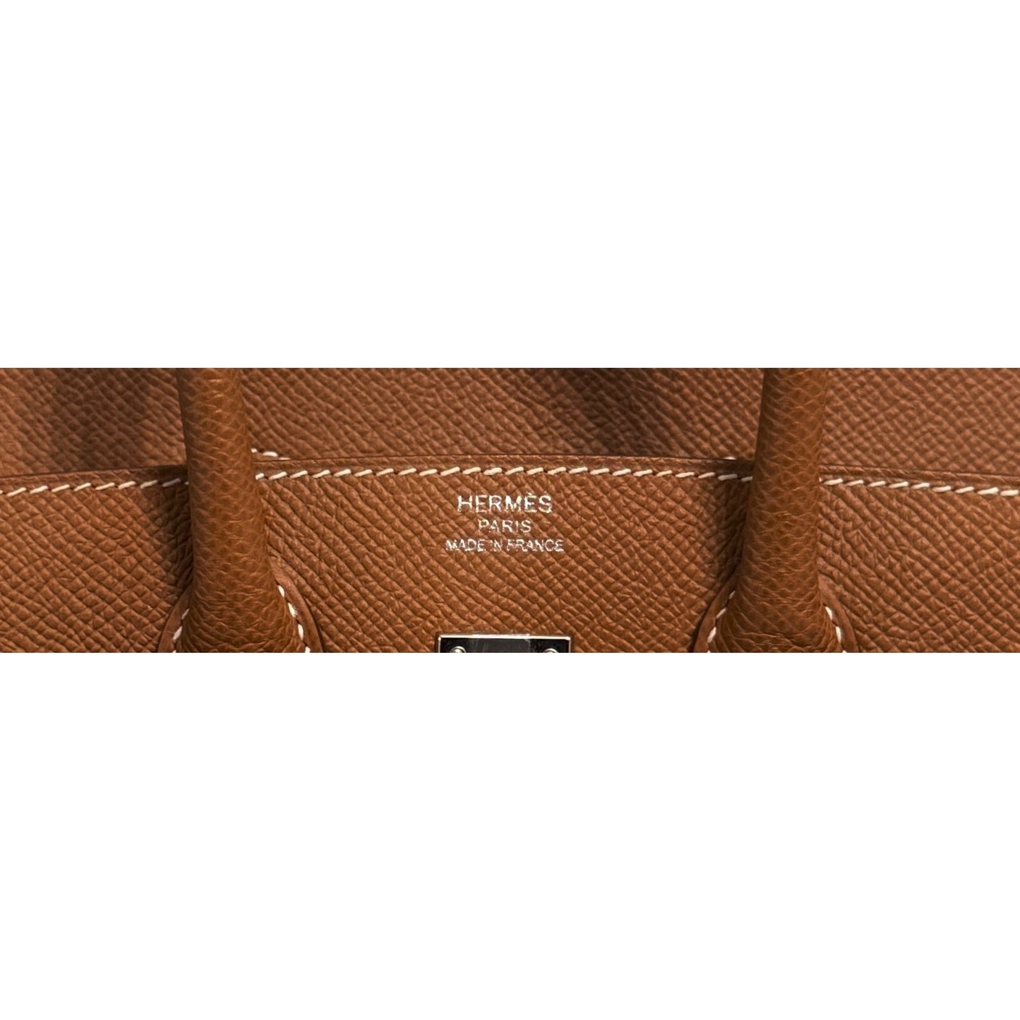 Hermes Birkin 25 Sellier Gold Tan Epsom Leather Palladium Hardware