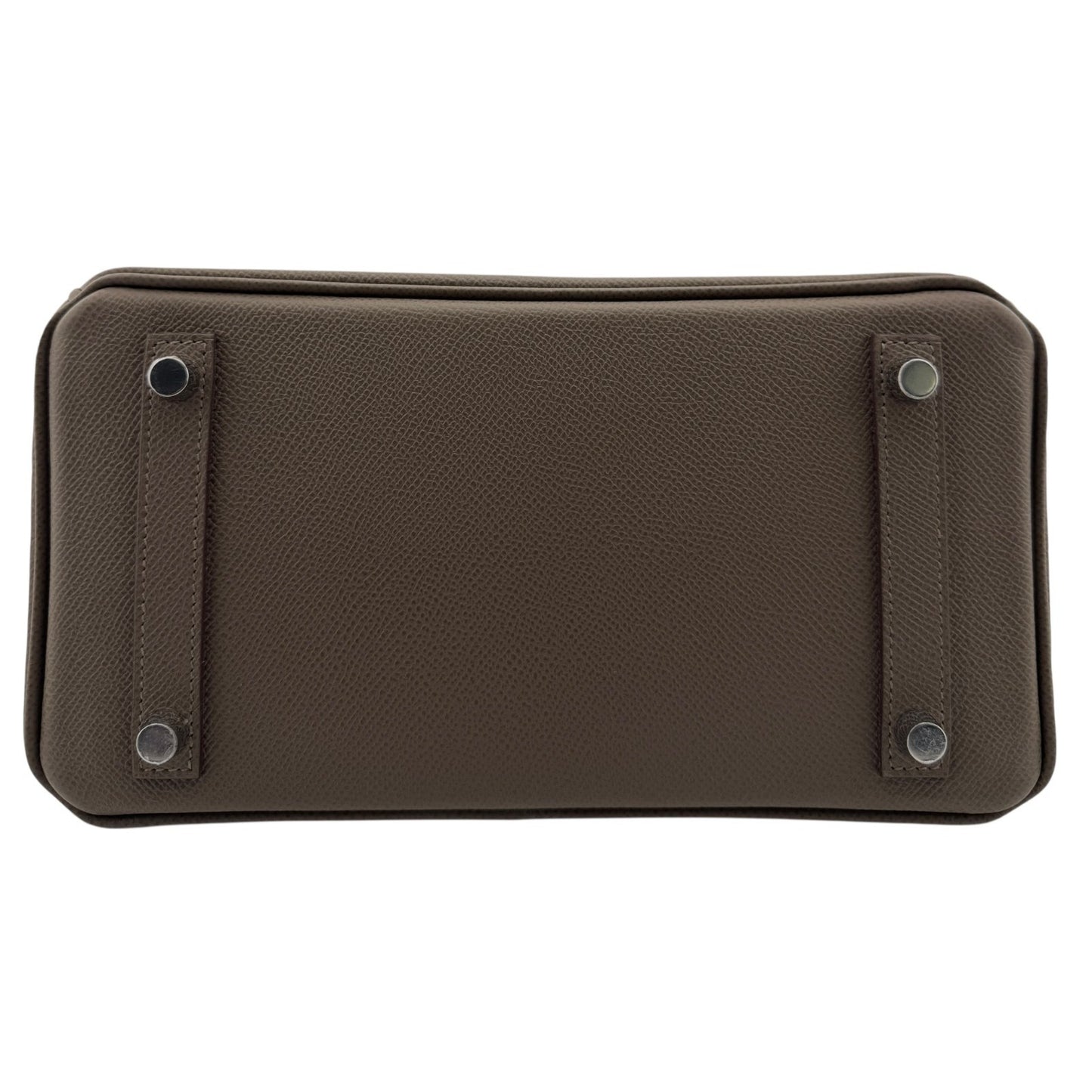 Hermes Birkin 25 Tri Color Etoupe Gris Pale Ebene Epsom Leather Palladium 2024